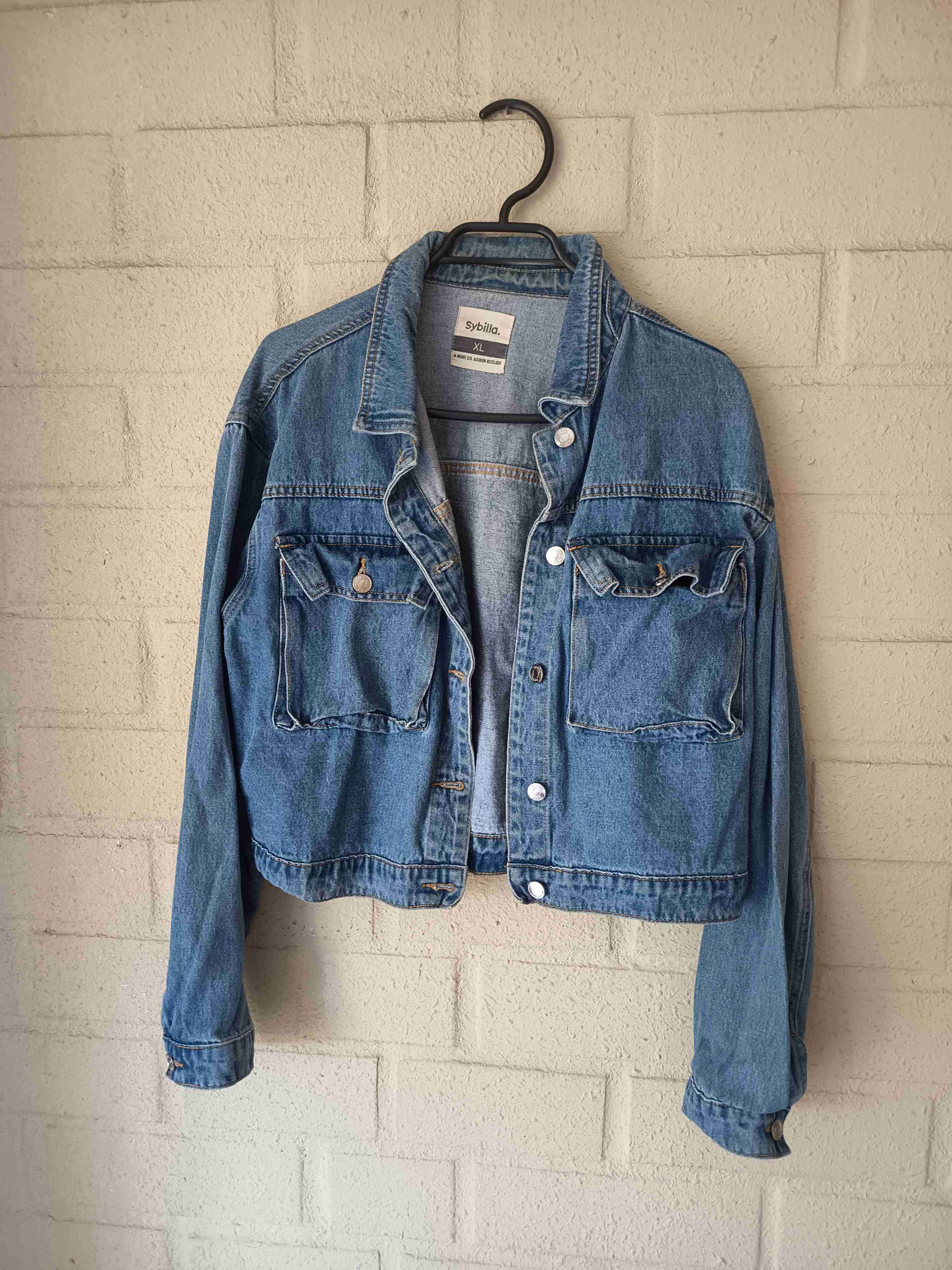 Chaqueta de mezclilla azul