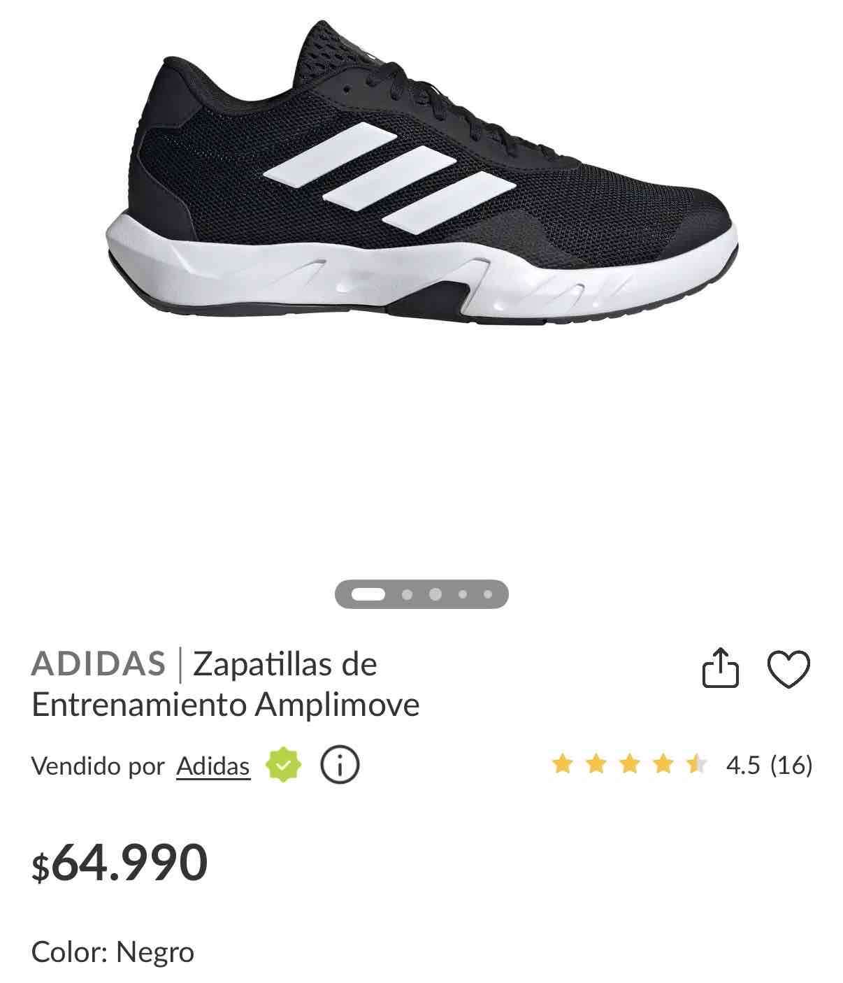 Zapatillas deportivas negras Adidas - miniatura 5