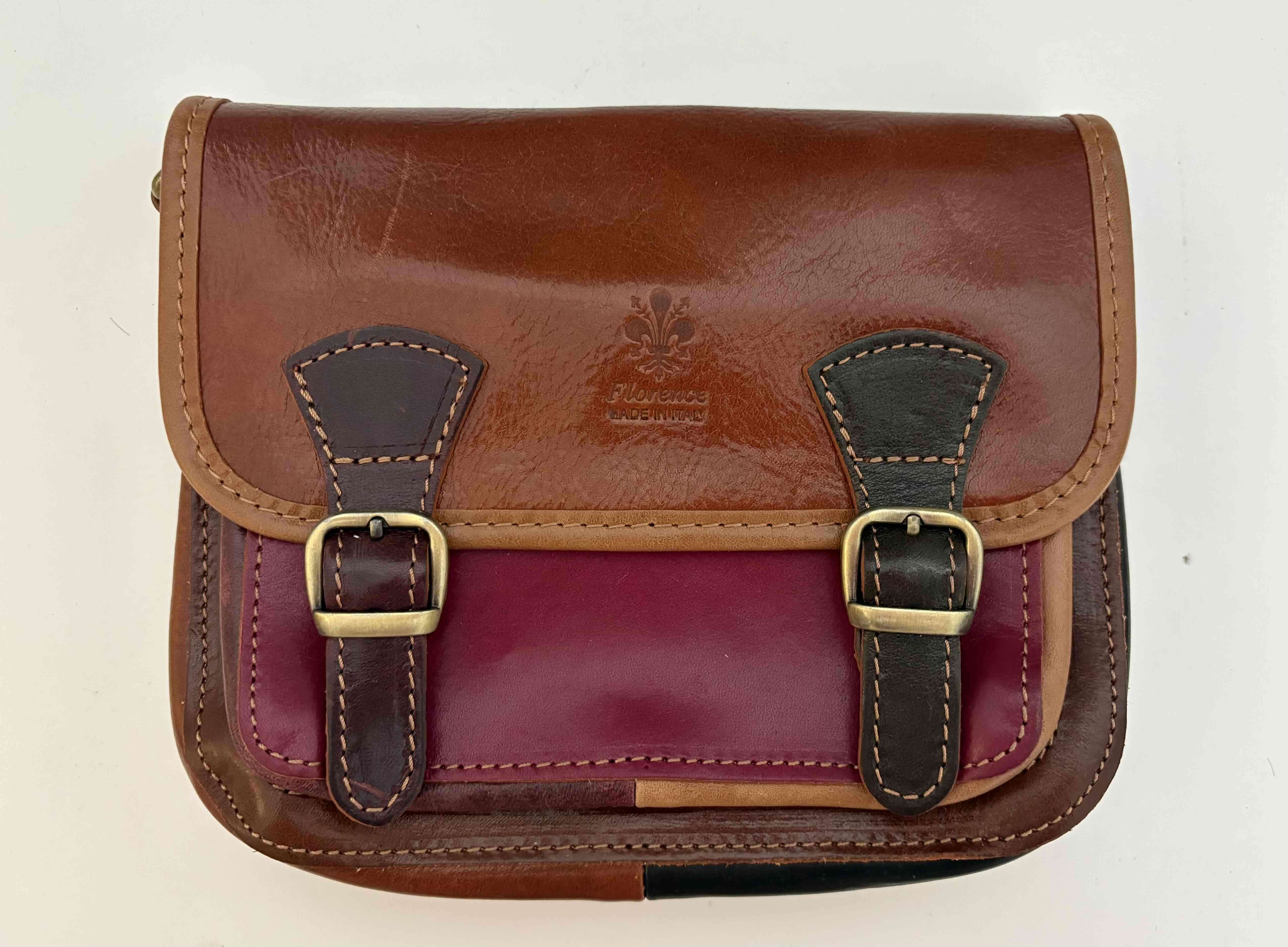 Cartera de cuero italiano