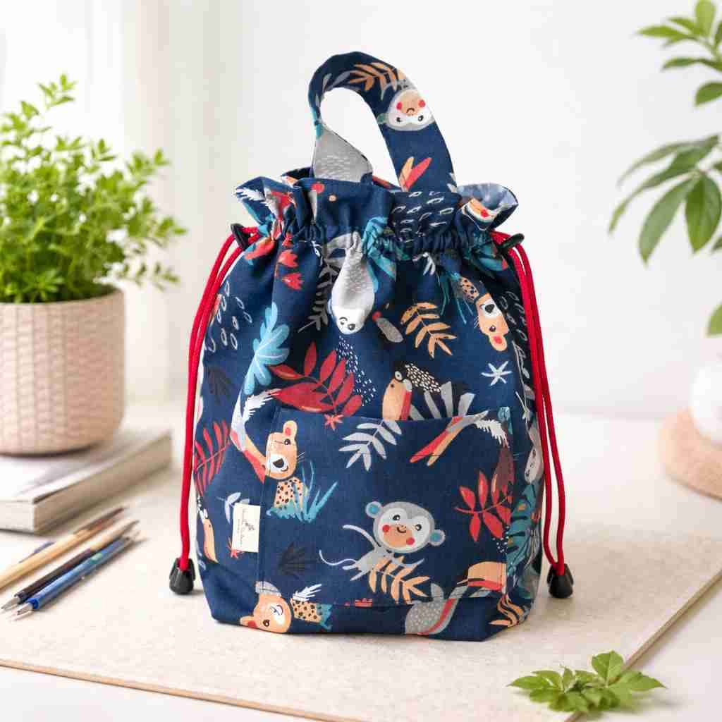 Bolsa de tela con diseño animal