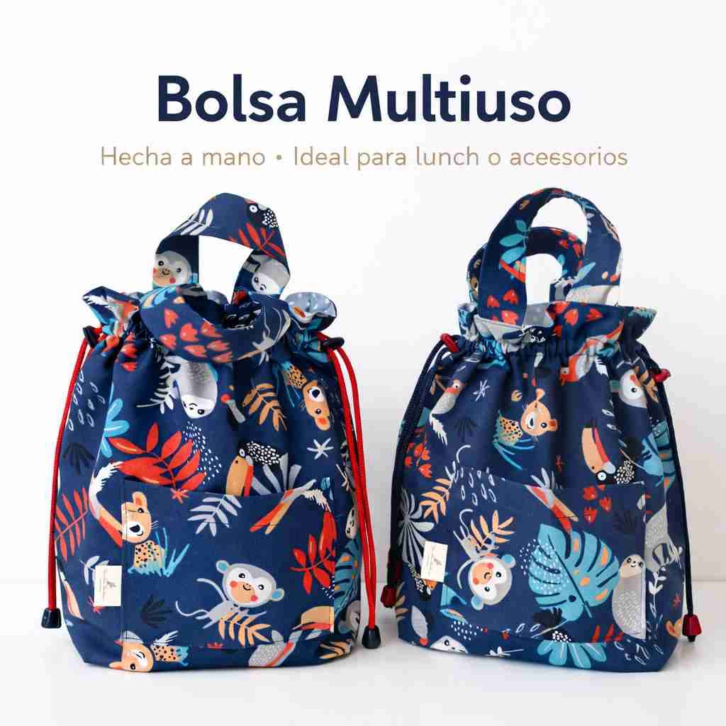 Bolsa de tela con diseño animal - miniatura 2