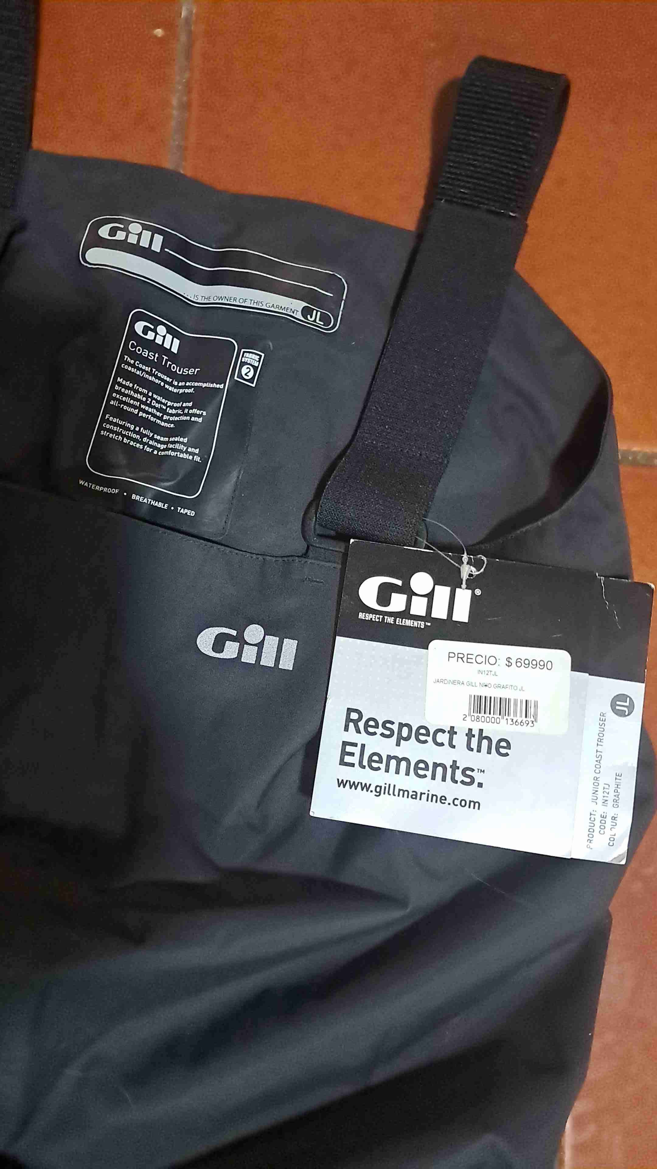 Peto impermeable Gill negro - miniatura 3