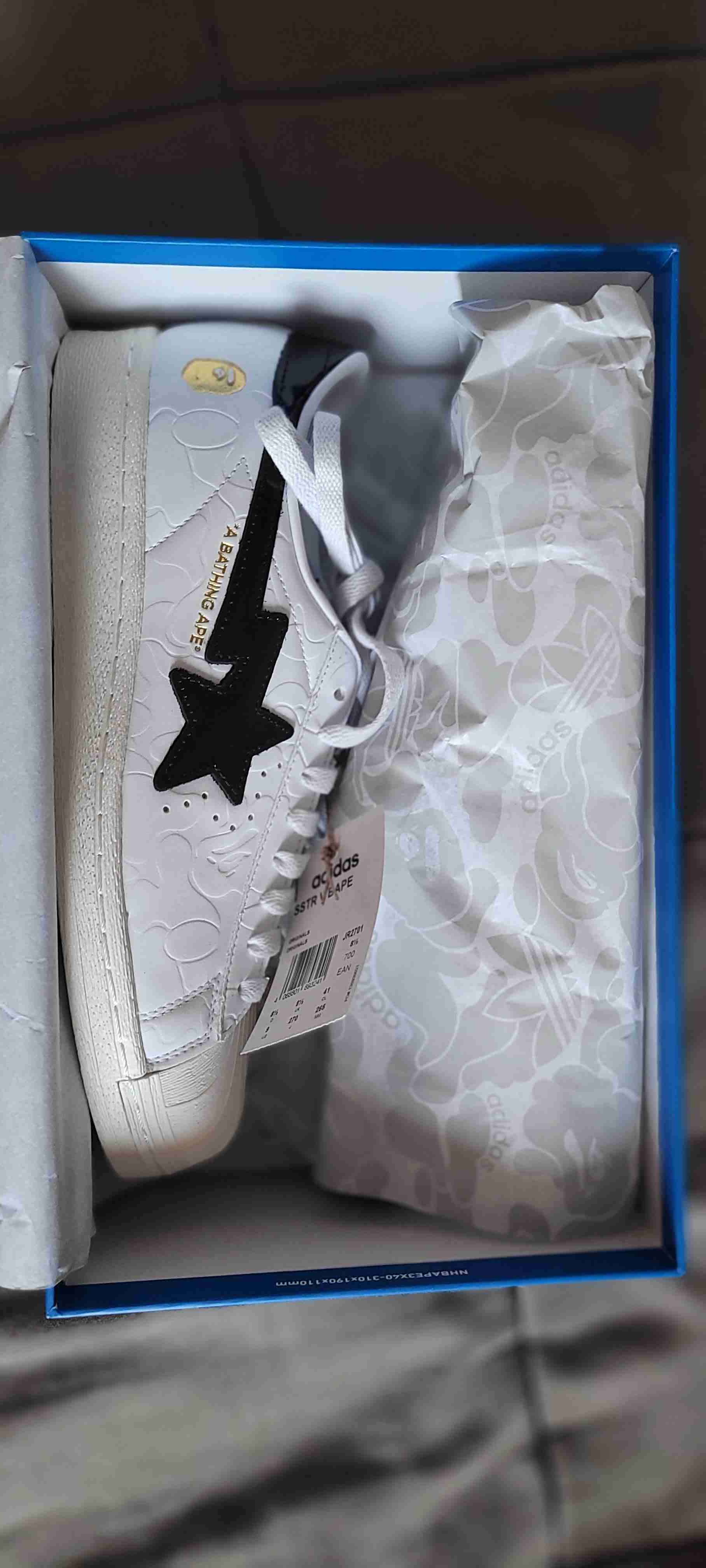 Zapatillas adidas originals superstar x bape 2025 - miniatura 3