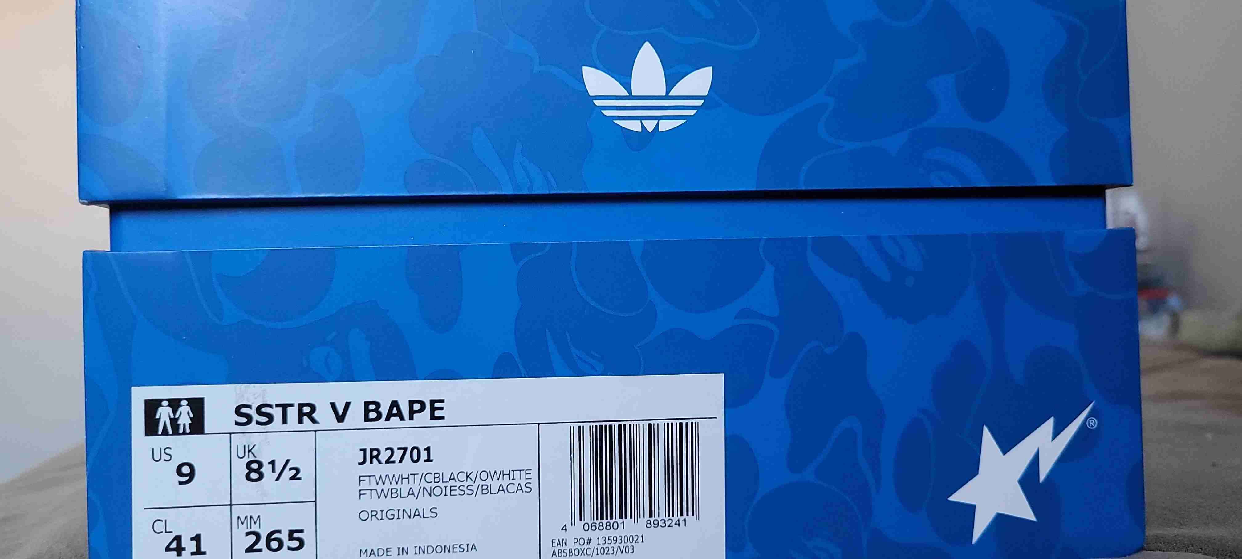 Zapatillas adidas originals superstar x bape 2025 - miniatura 4