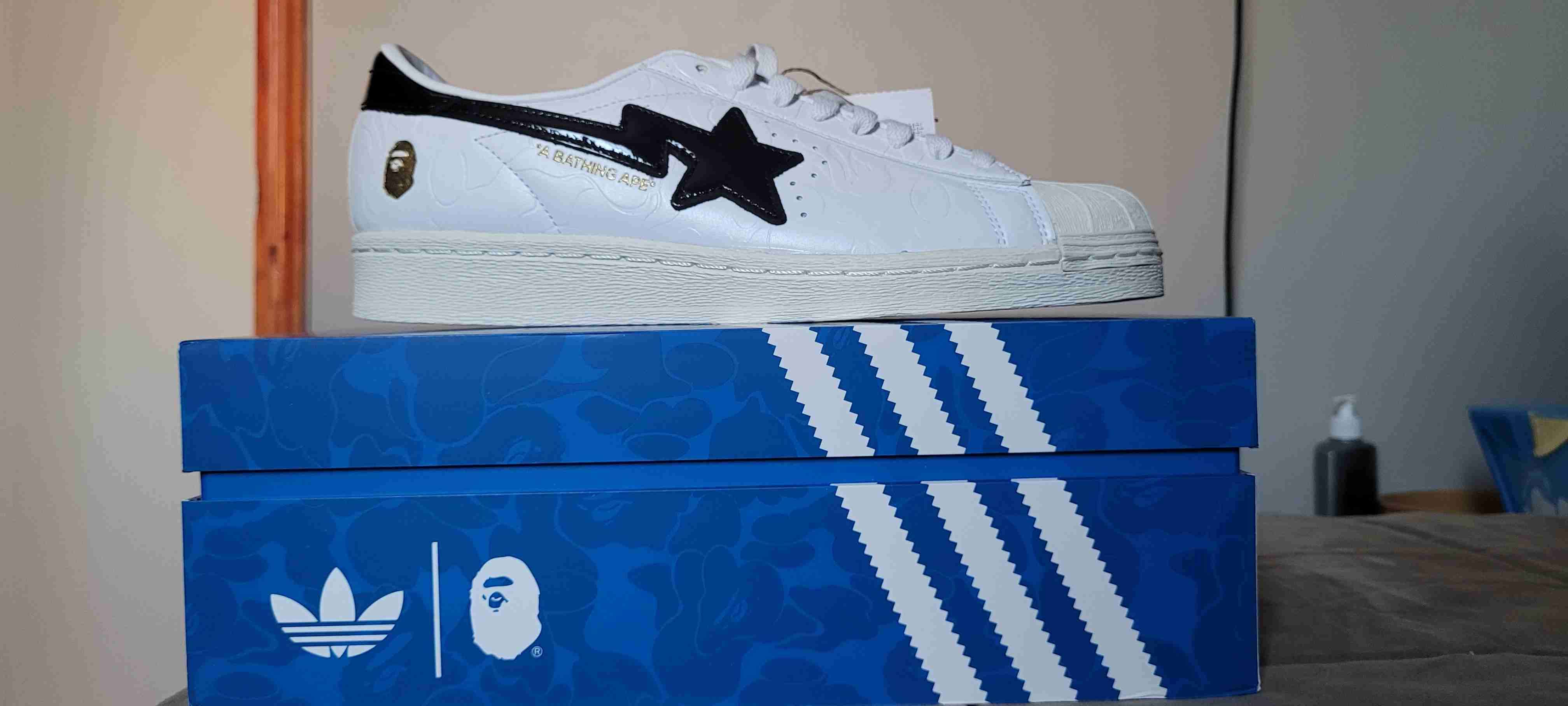 Zapatillas adidas originals superstar x bape 2025 - miniatura 5