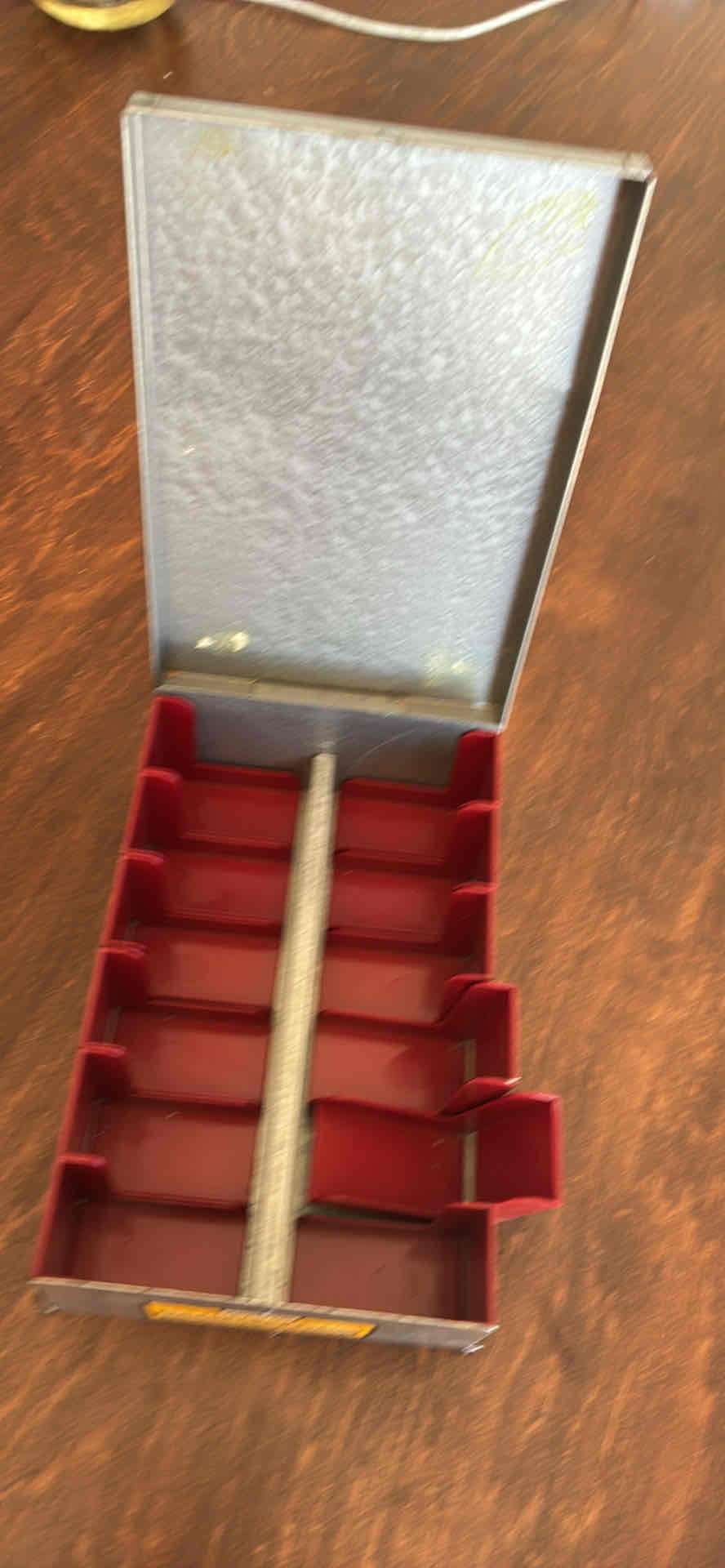 Caja para diapositivas  metal - acrílico