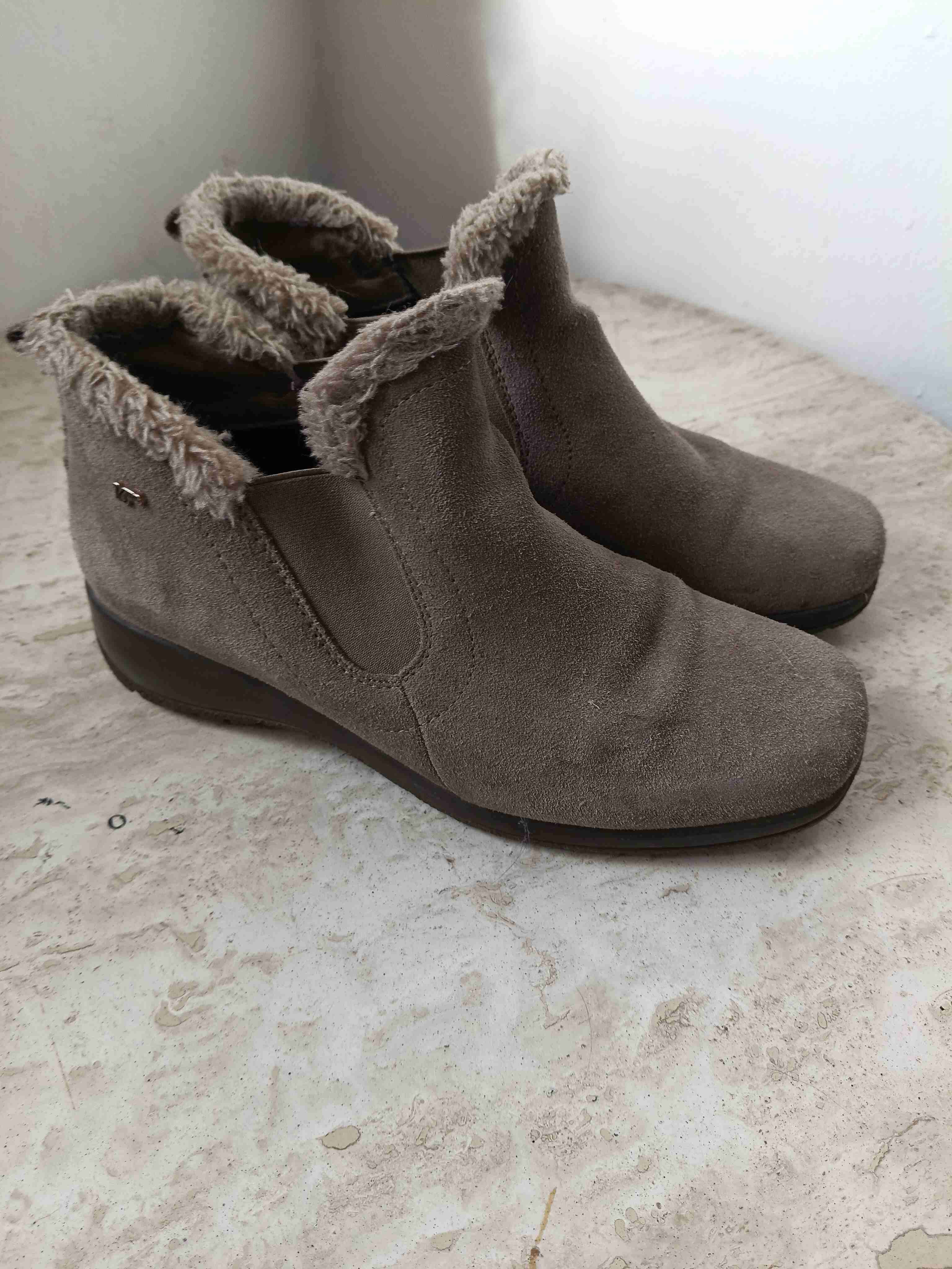 Botines de gamuza con forro