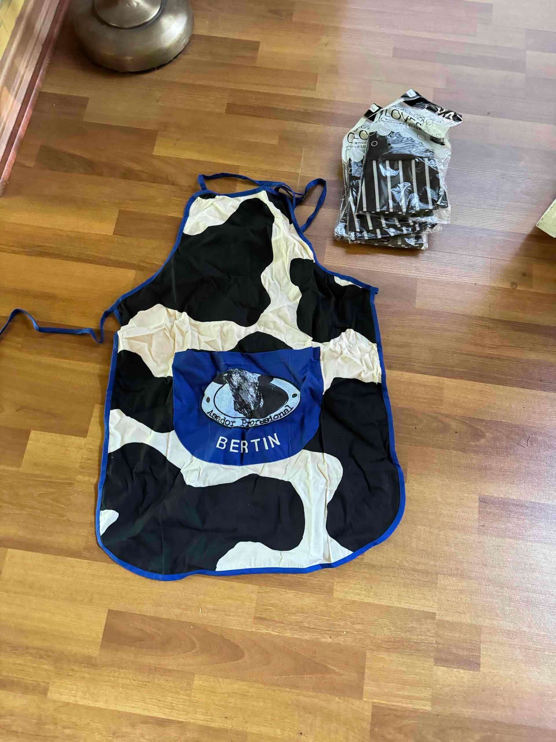 Delantal de cocina estampado