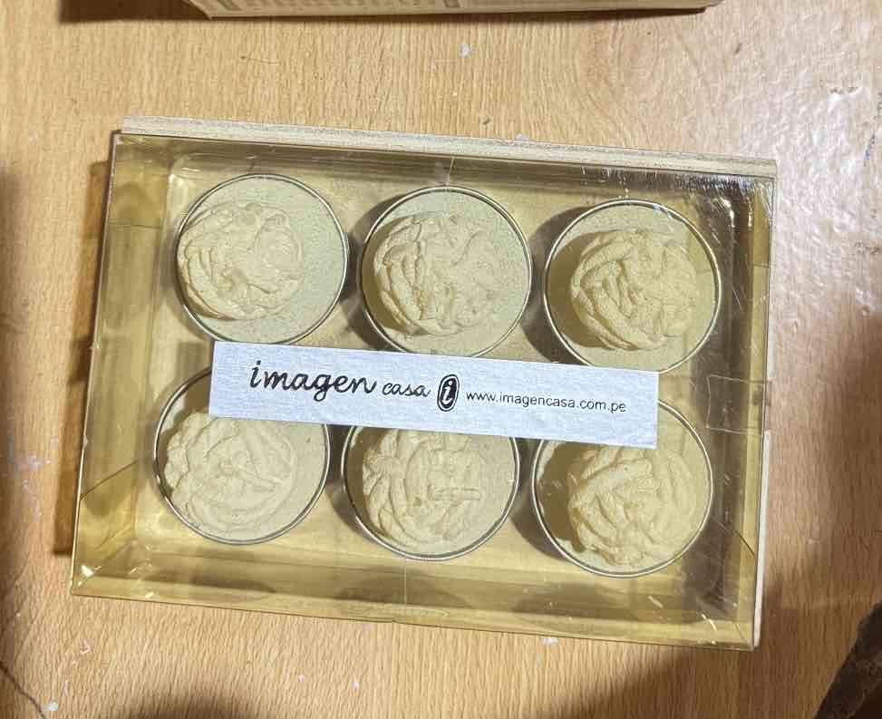 Velas decorativas en set de 6