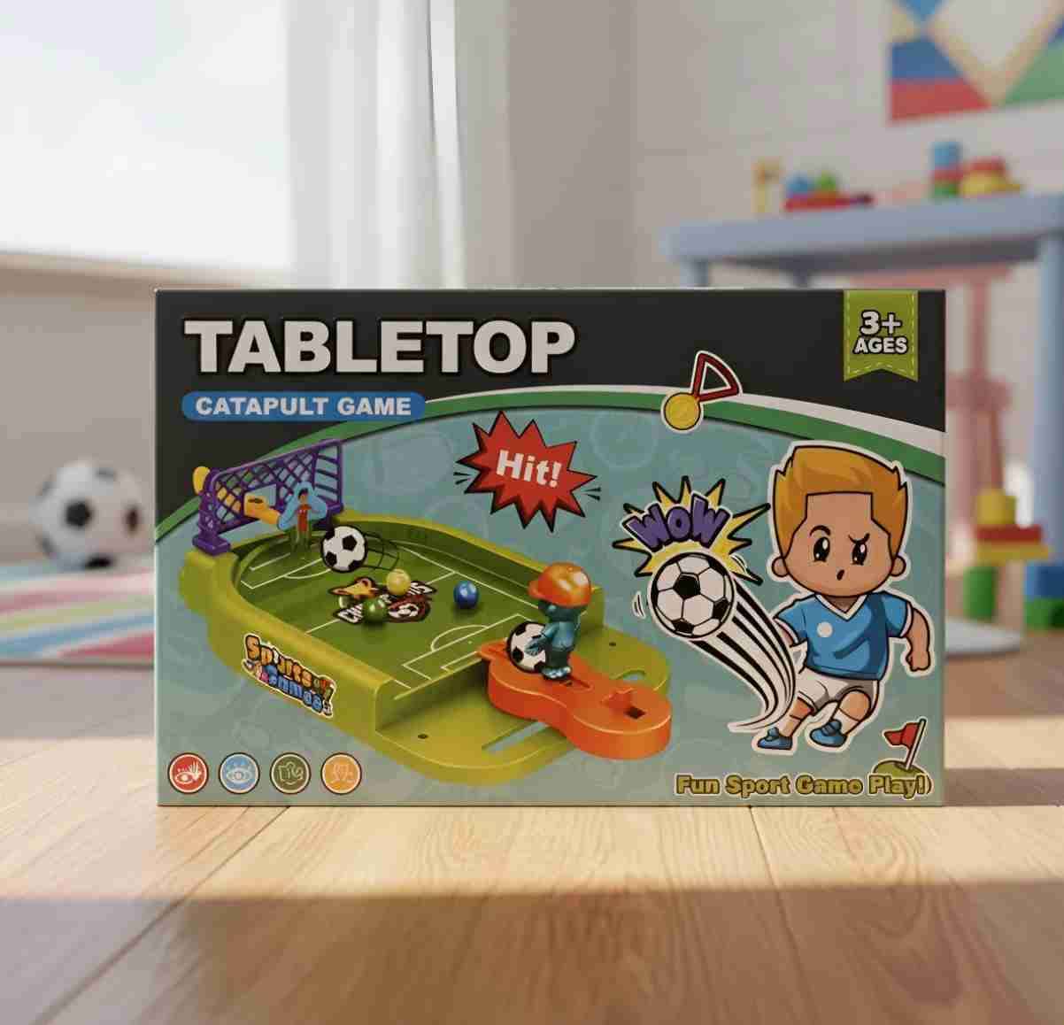 Juego de fútbol de mesa infantil - miniatura 2