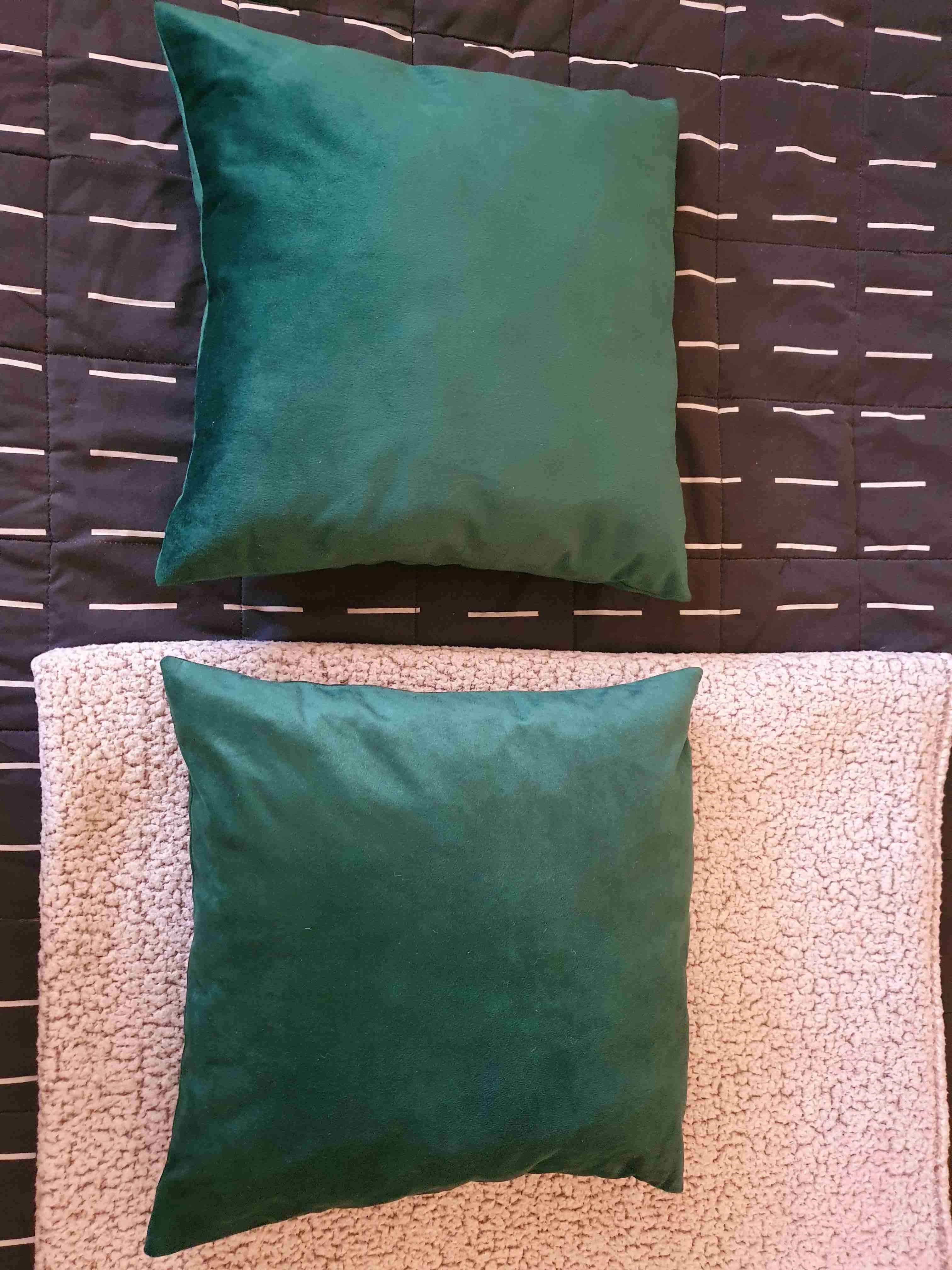 Cojines verdes decorativos