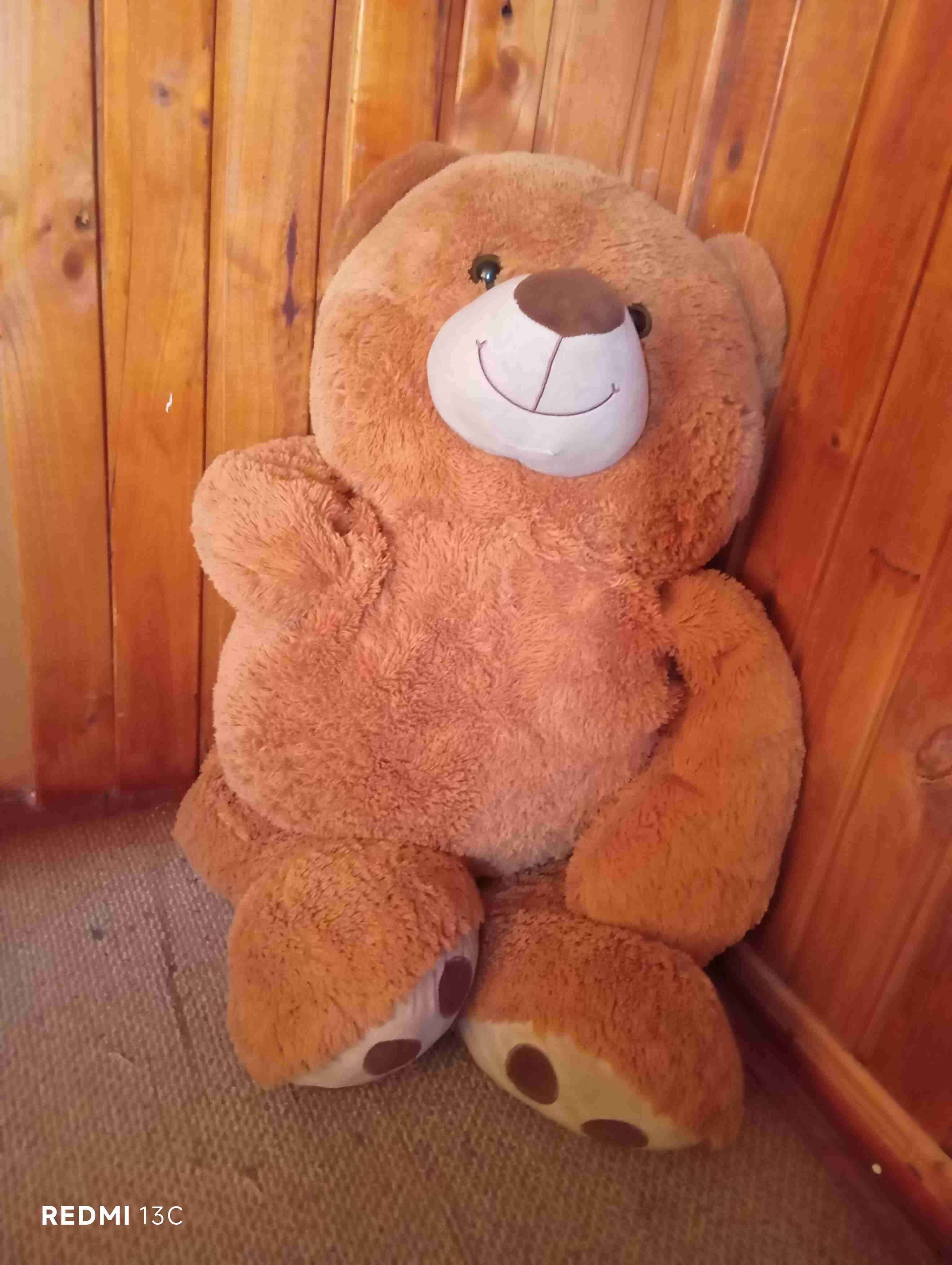Oso de peluche gigante marrón