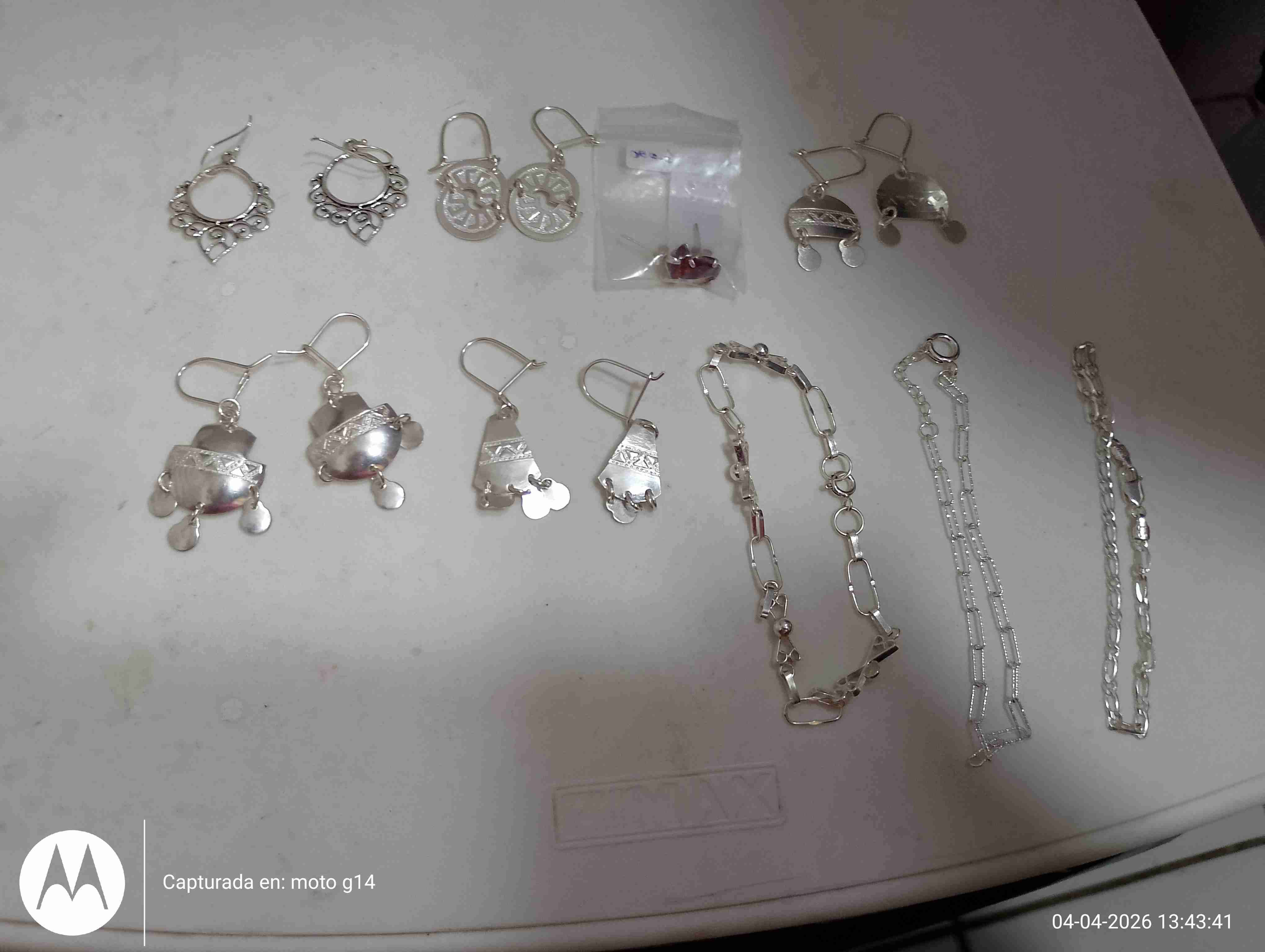 Set de joyas en plata