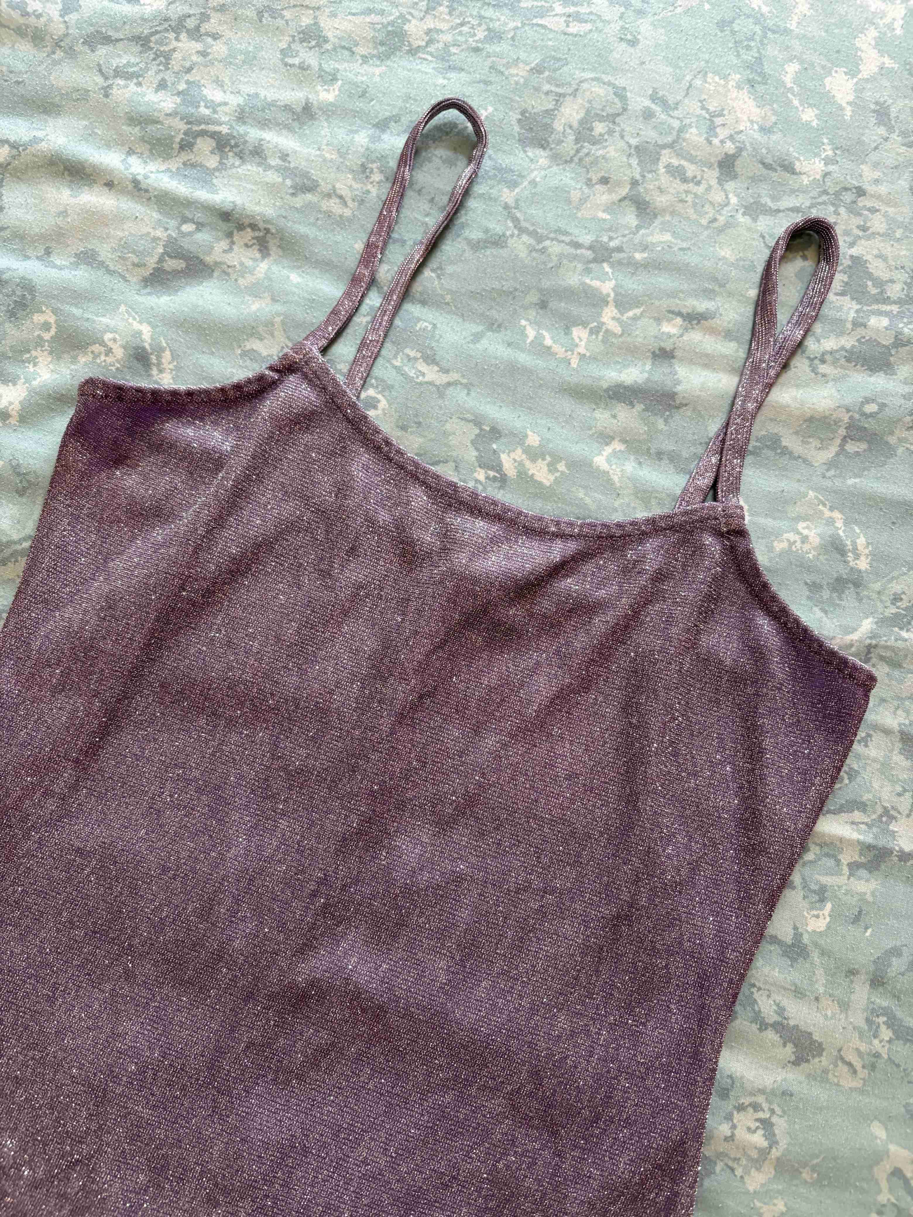 Vestido corto con brillo