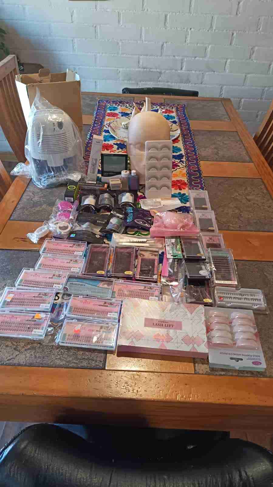 Set para trabajar en  pestañas