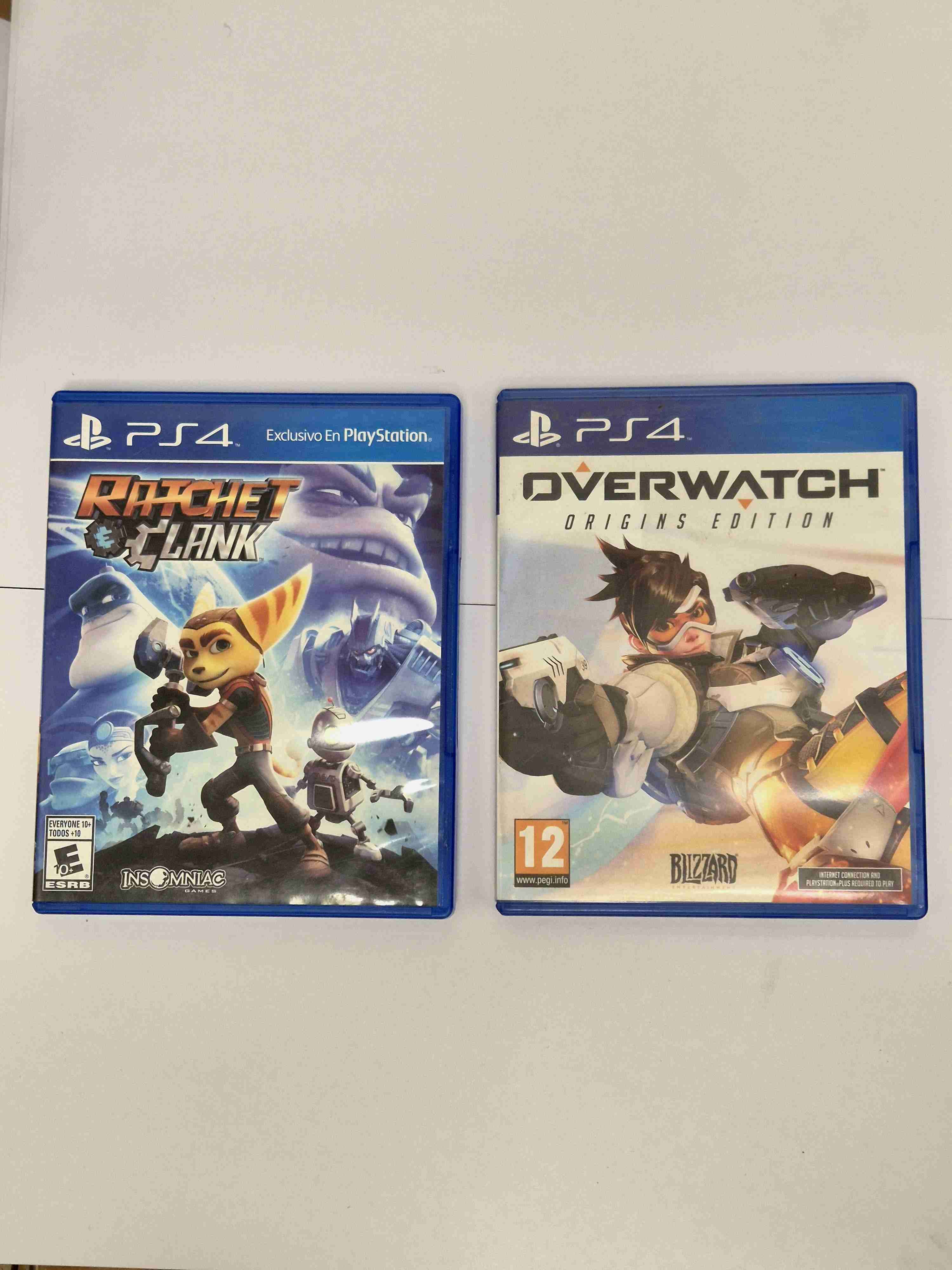 Juegos PS4 Ratchet & Clank y Overwatch