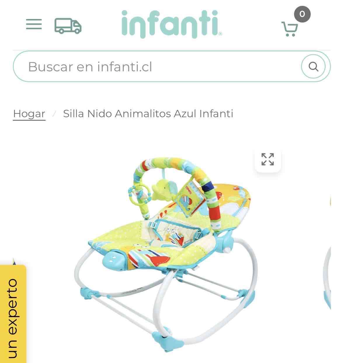 Silla nido azul Infanti