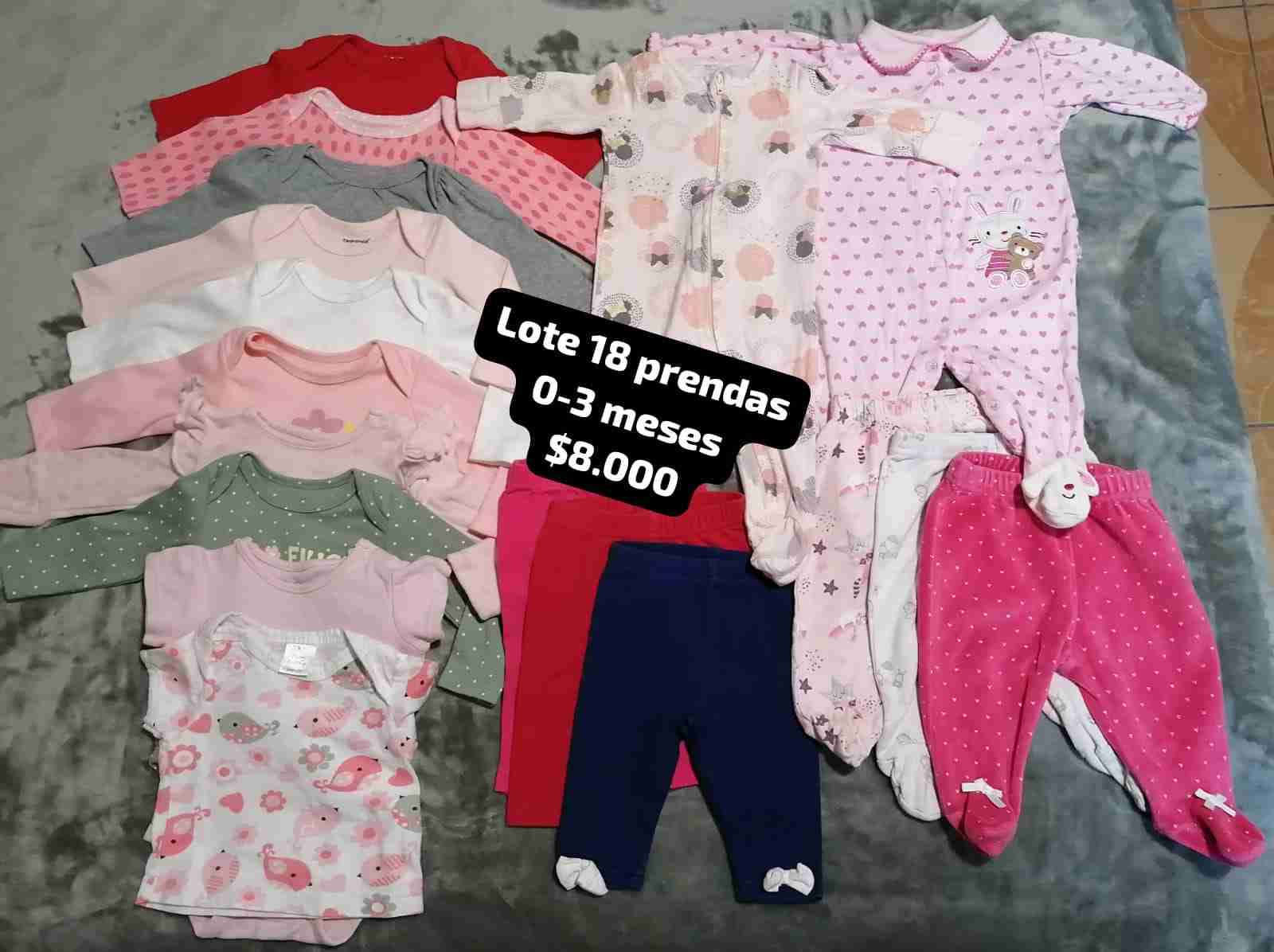 Lote ropa bebé 0-3 meses