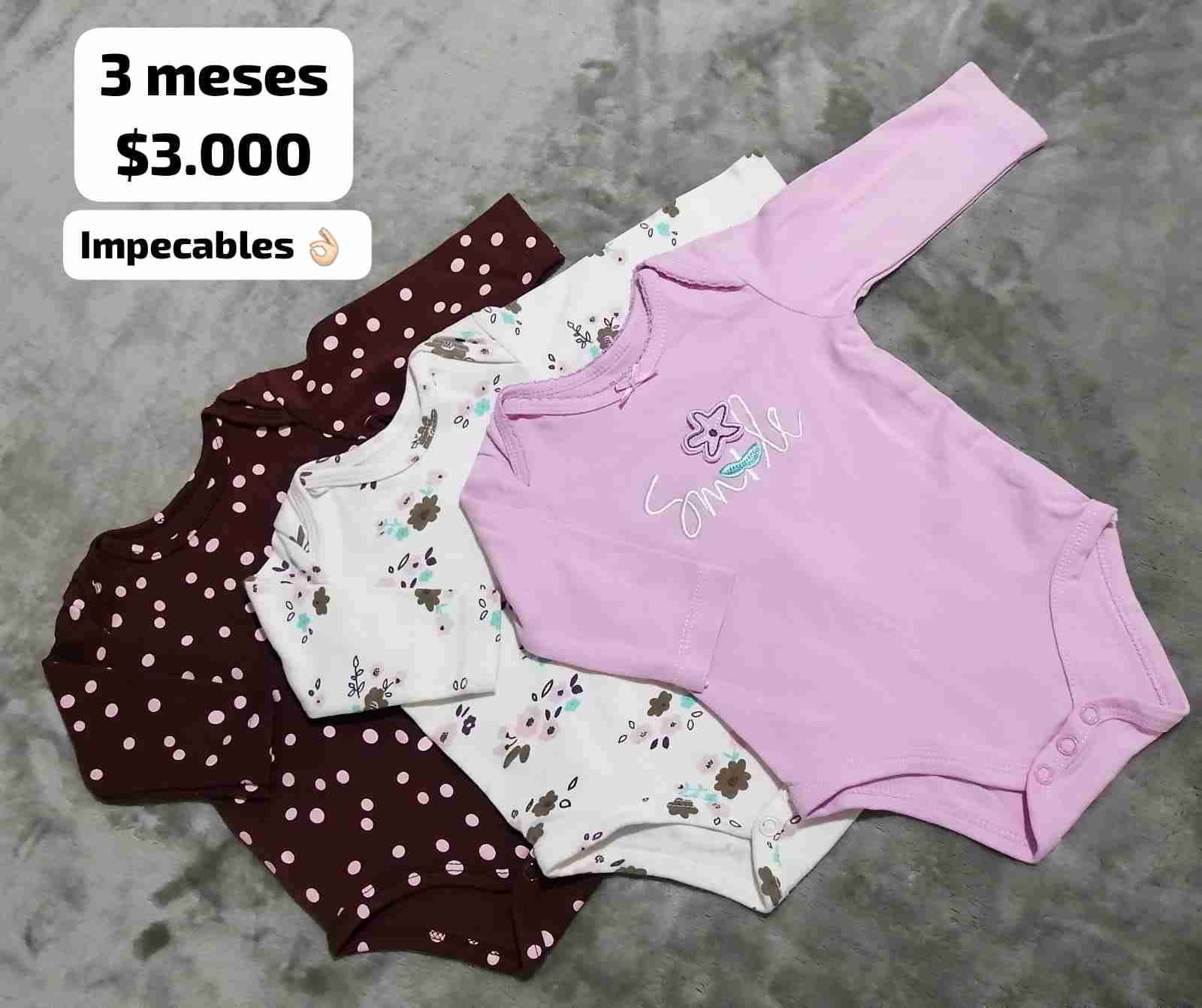 Bodies para bebé 0 a 3meses