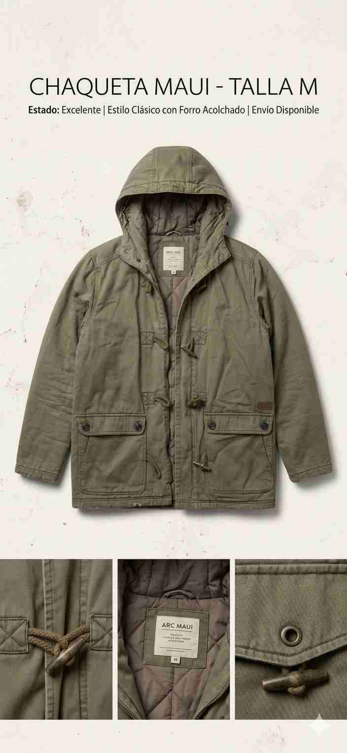 Chaqueta Maui clásica verde