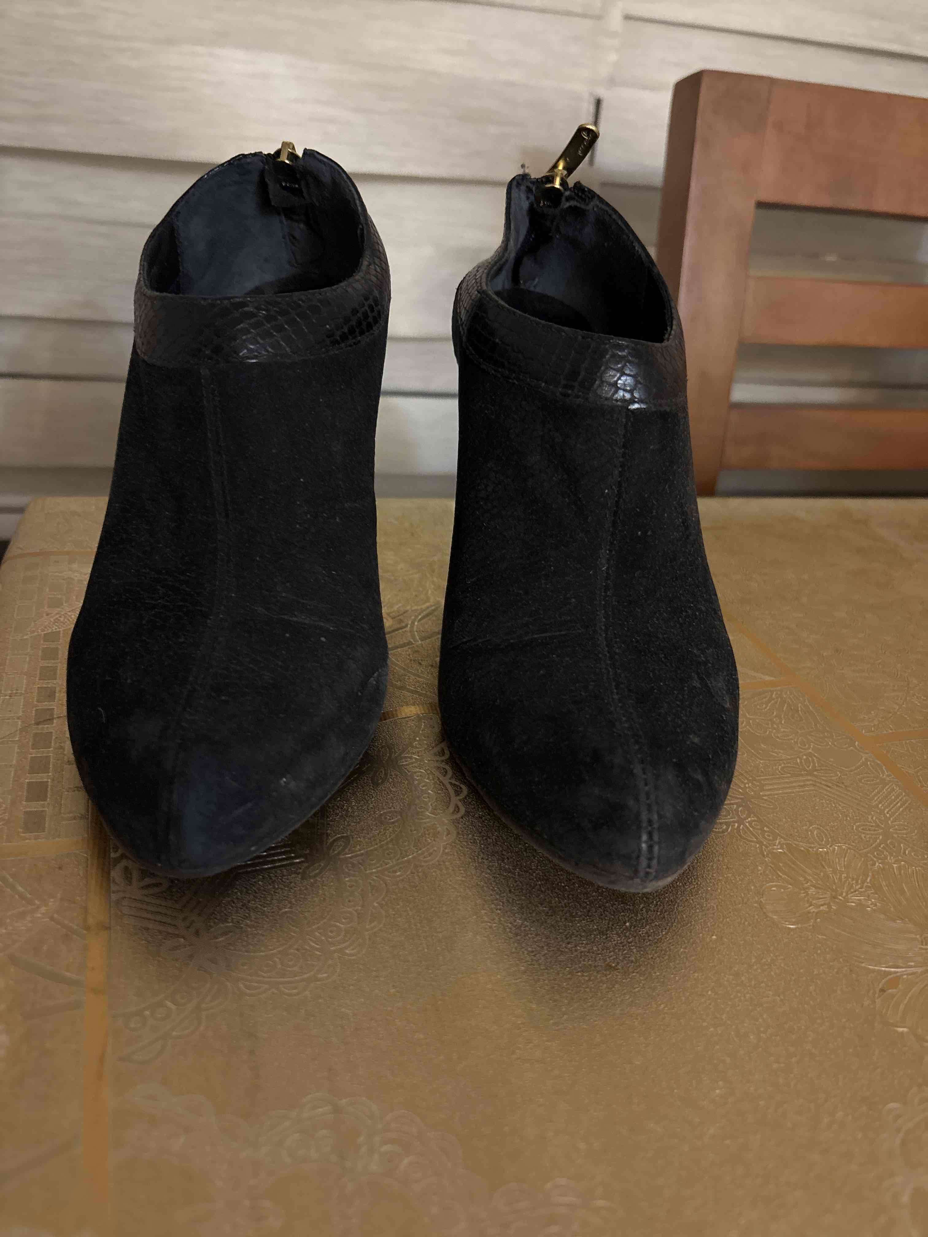 Botines negros de gamuza Gacel talla 35