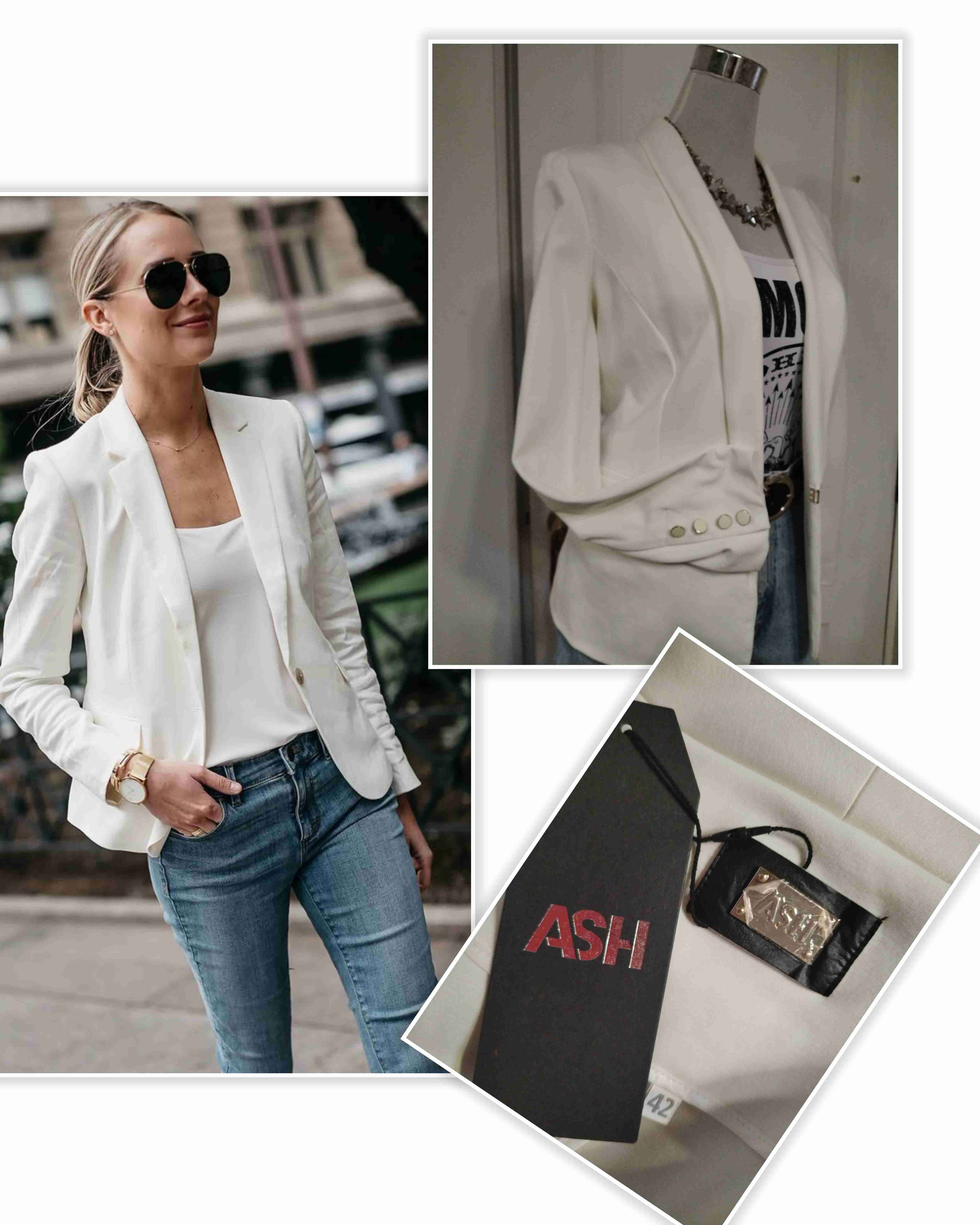 Blazer blanco elegante