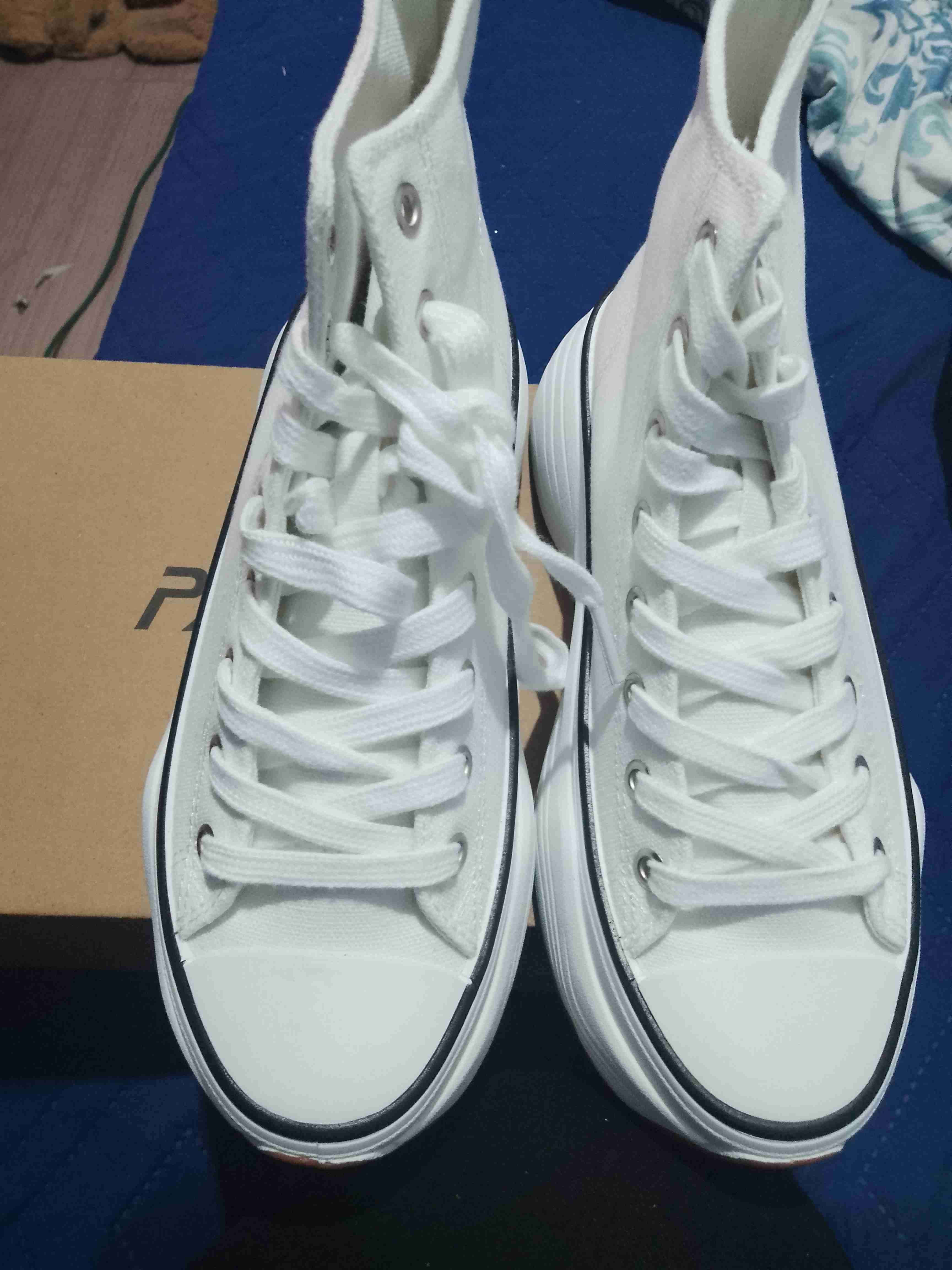 Zapatillas blancas altas