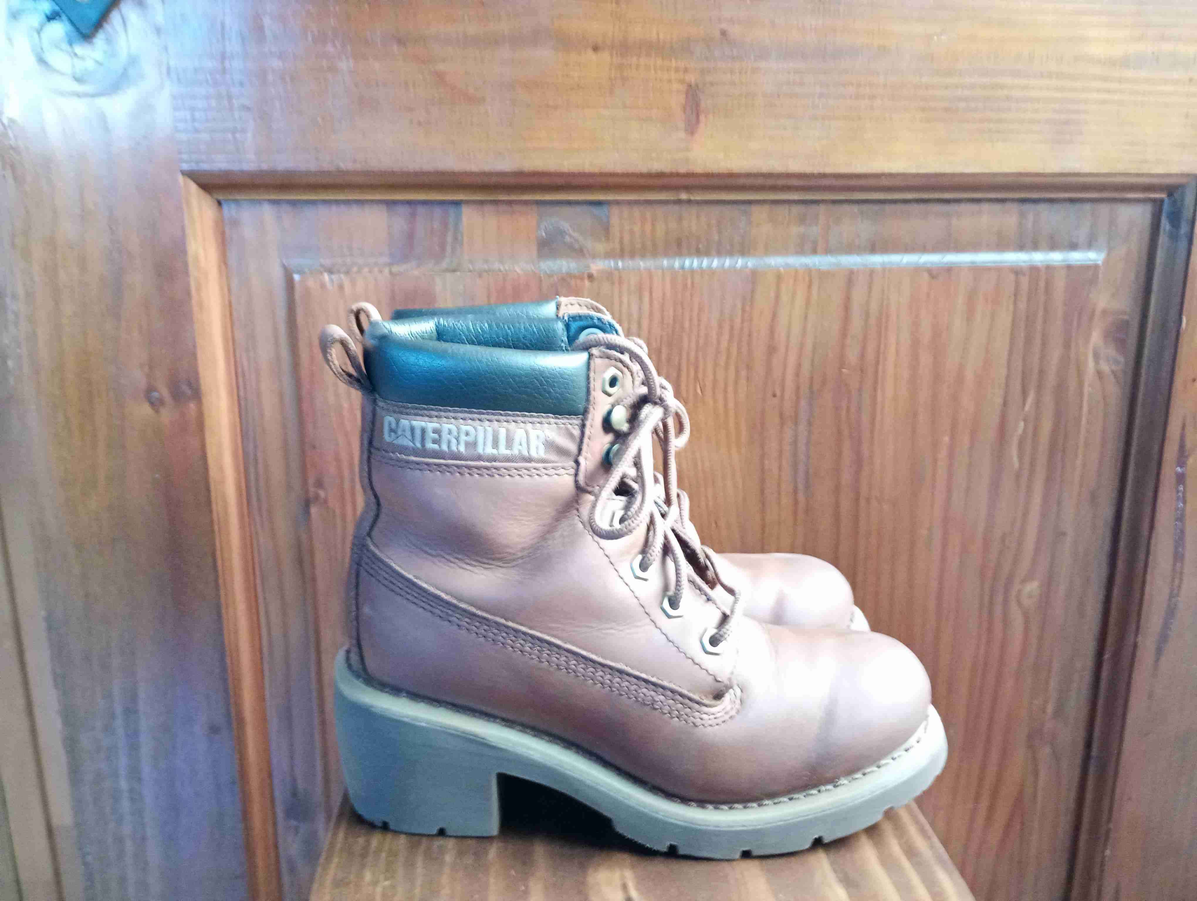 Botas Caterpillar cuero marrón