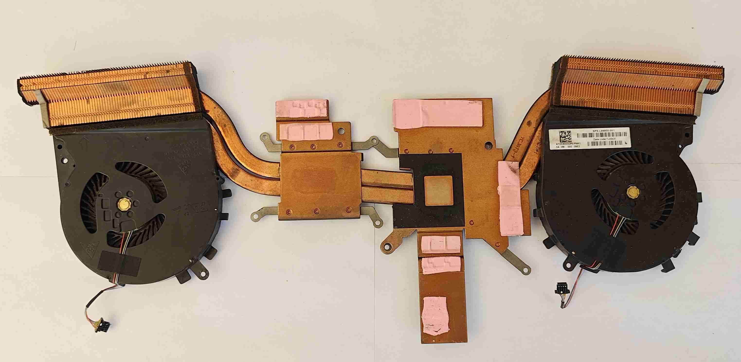 Disipador y ventiladores para HP Pavilion