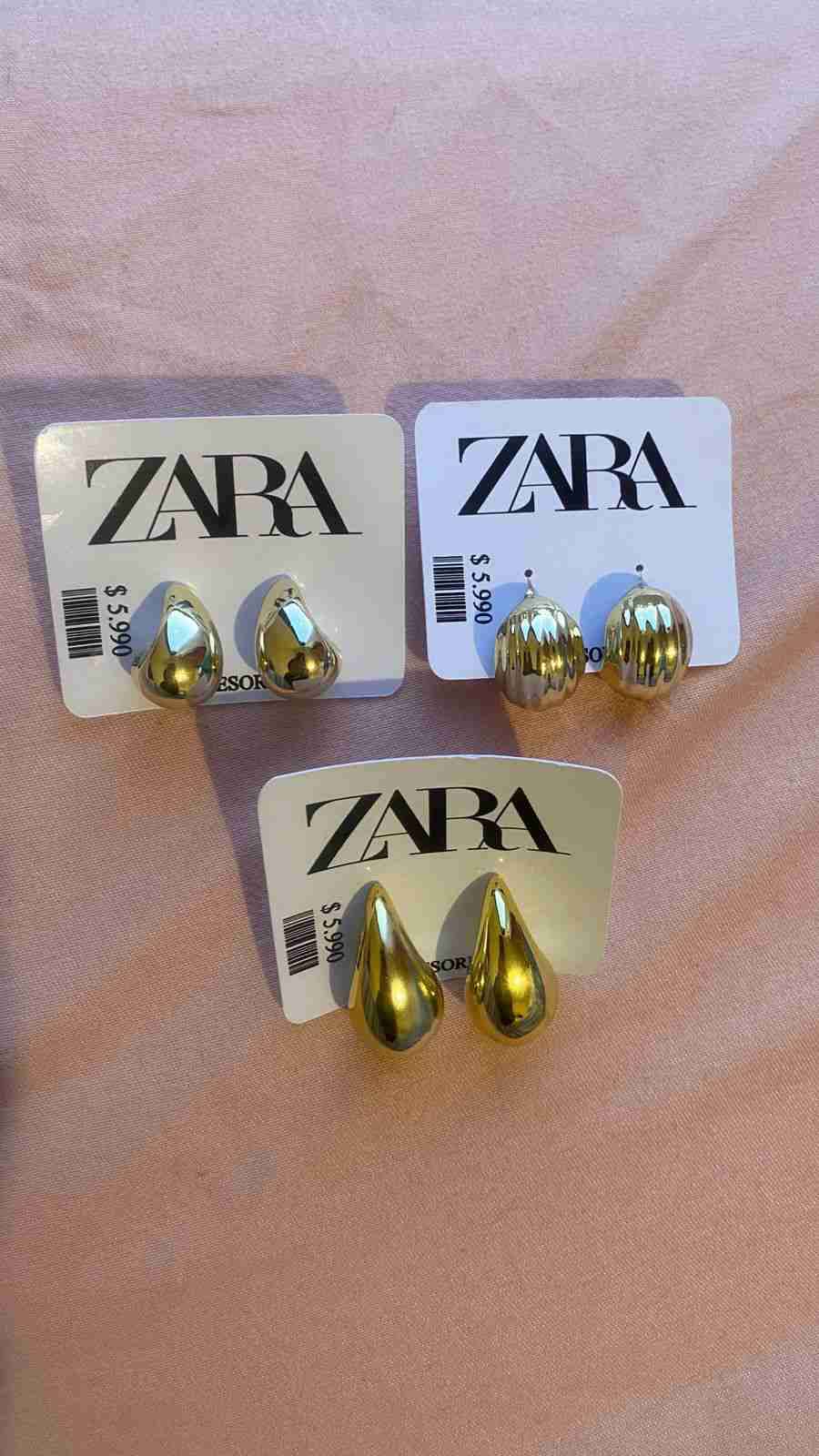 Set de aros Zara dorados