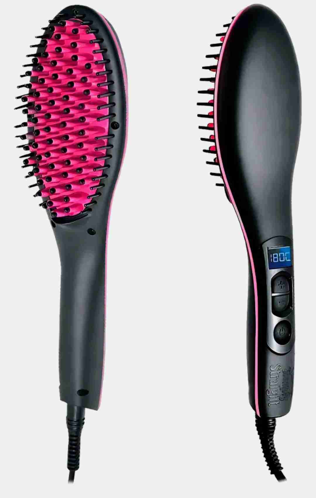 Cepillo alisador eléctrico negro