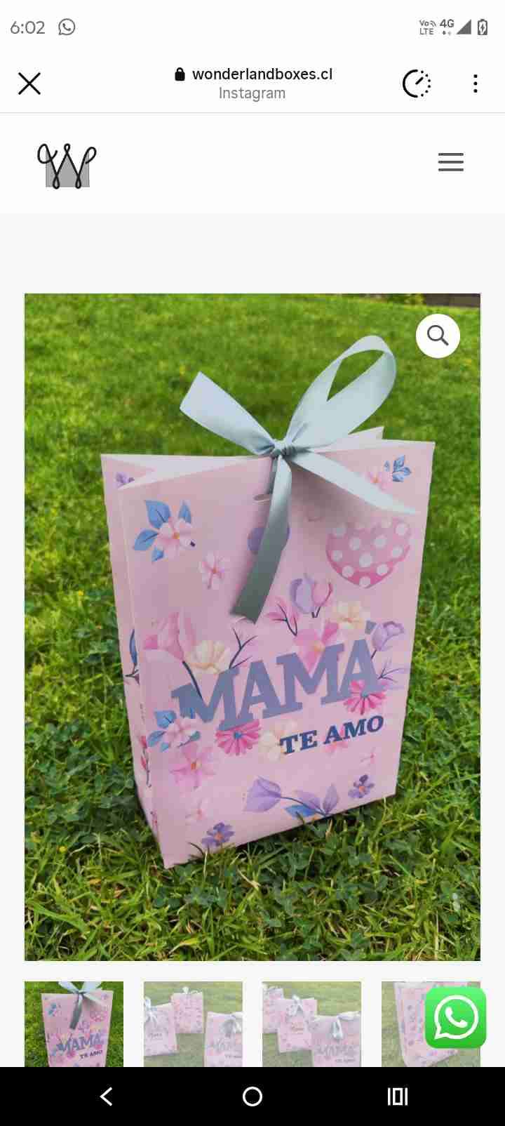 Bolsa de regalo Mamá