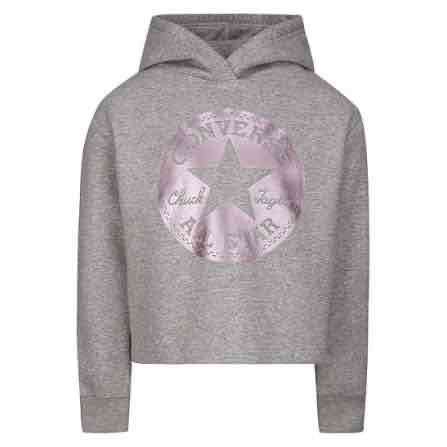 Polerón crop converse niña