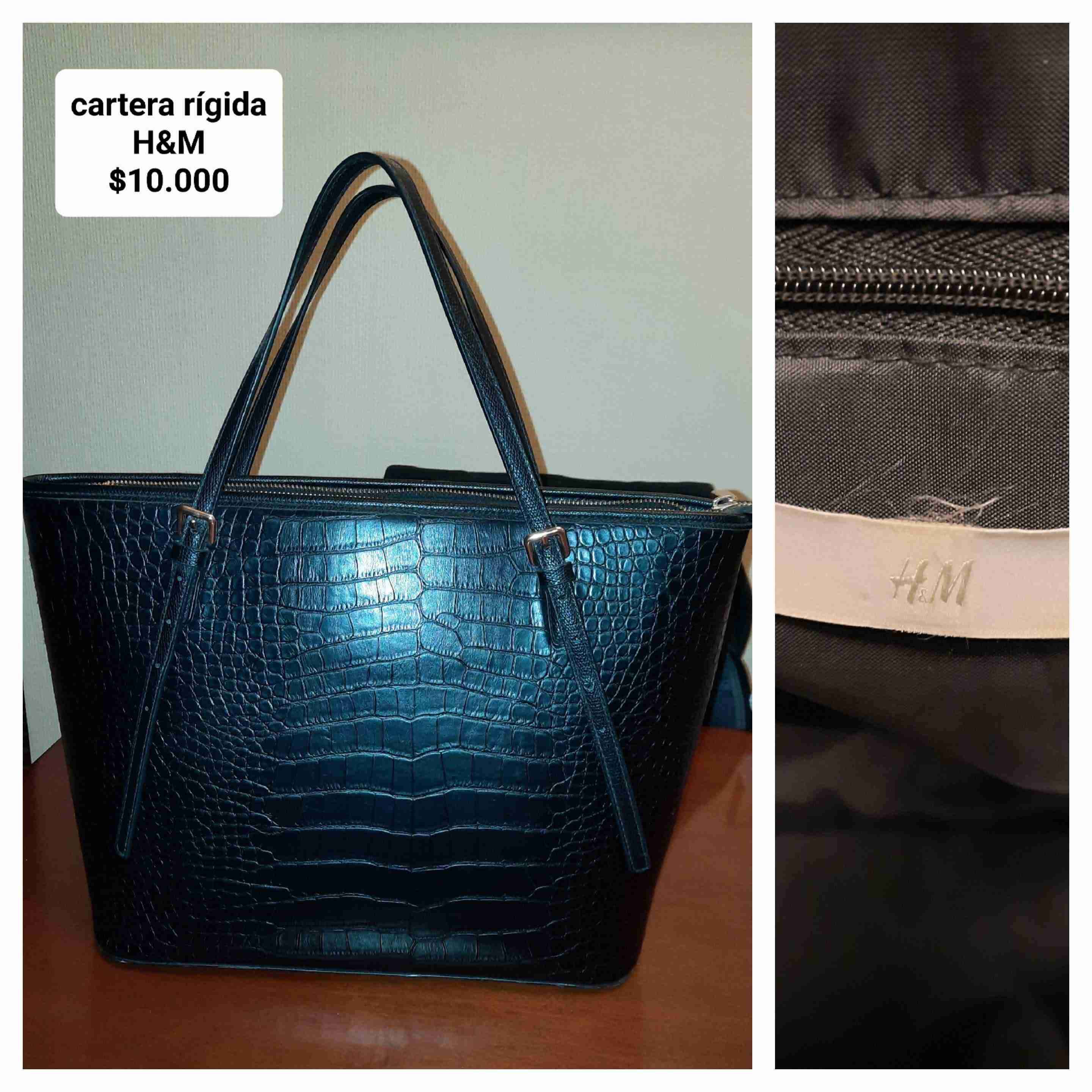 Cartera rígida H&M negra