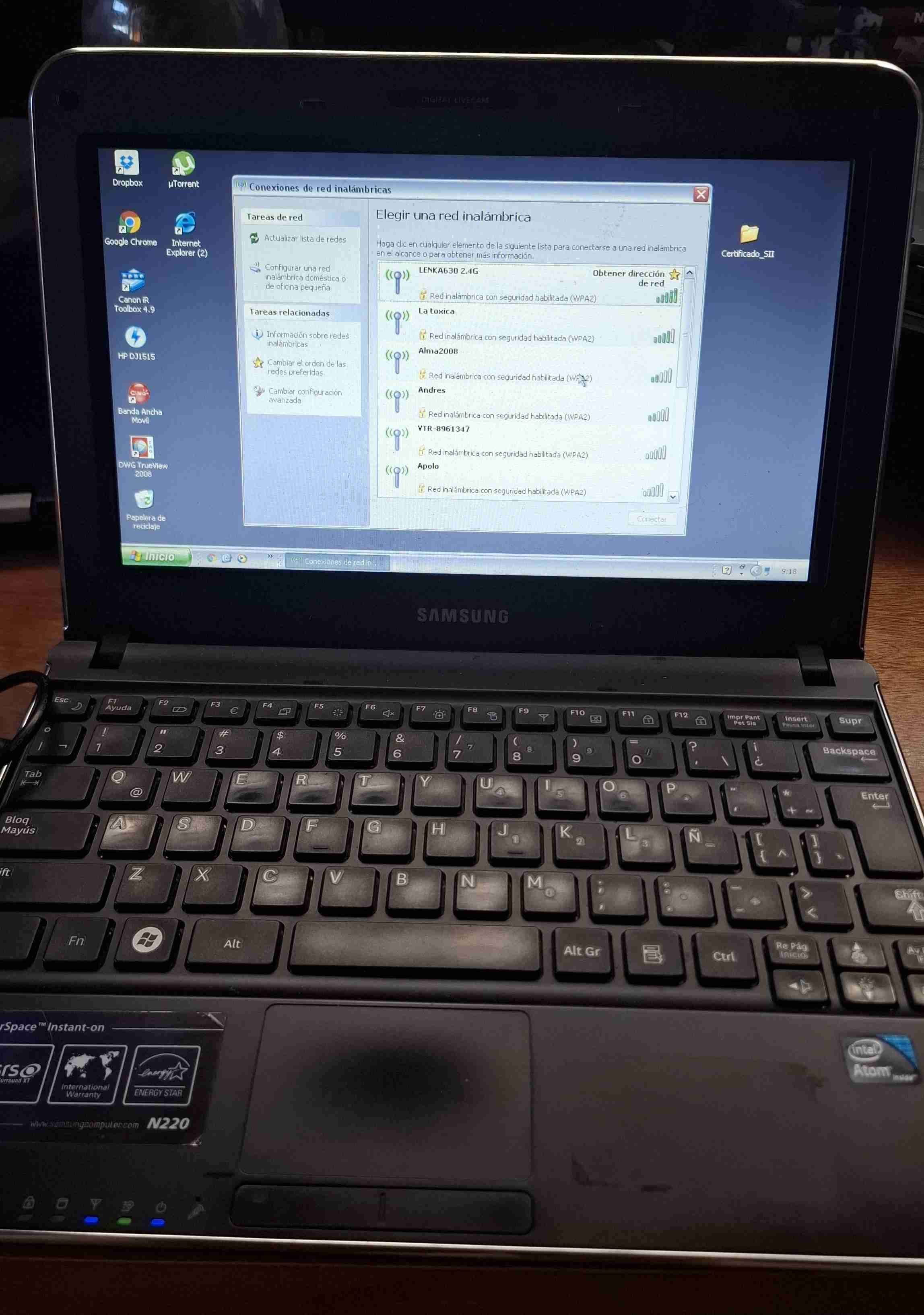 Netbook Samsung NP-N220 FUNCIONANDO