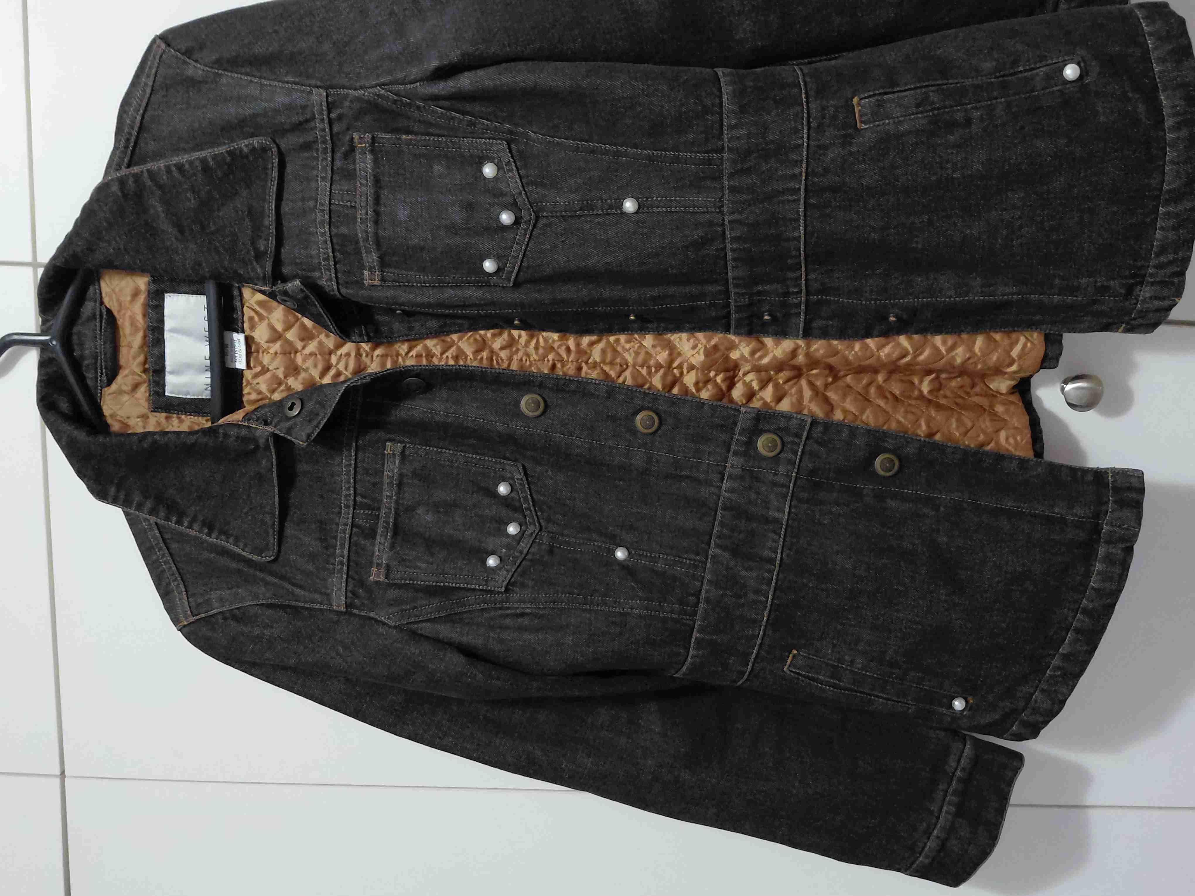 Chaqueta de mezclilla negra - Nine West