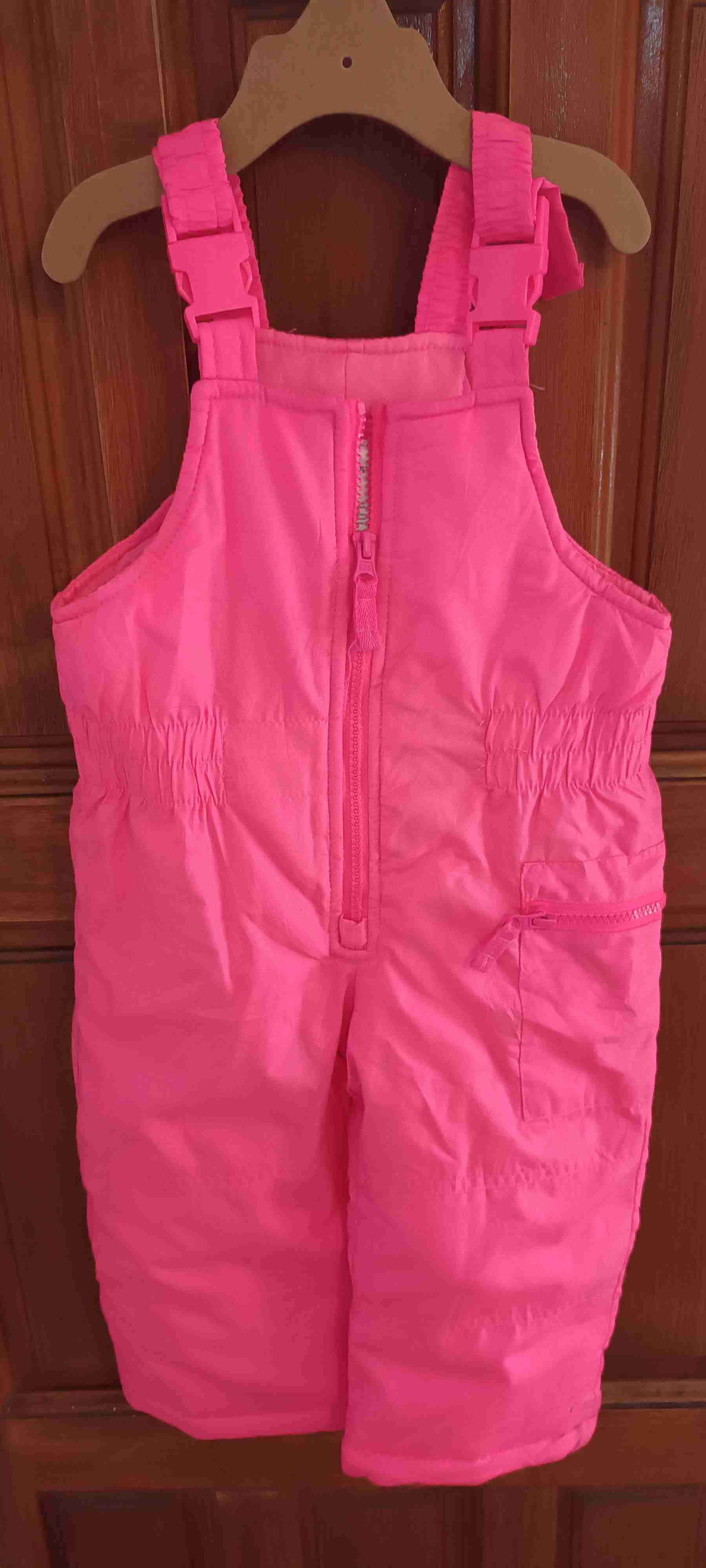 Overall para niña rosado talla 2 térmico