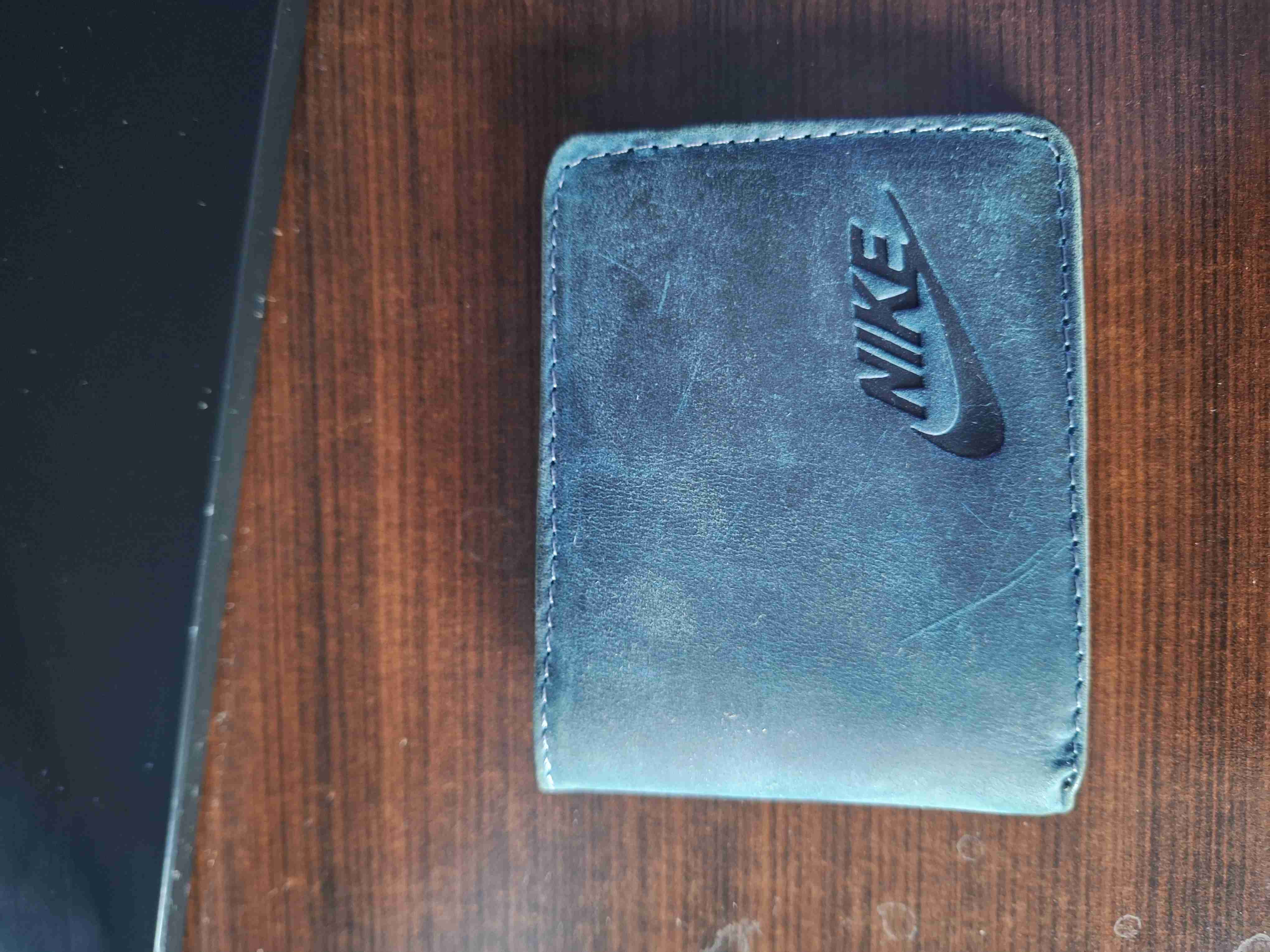 Billetera de cuero Nike