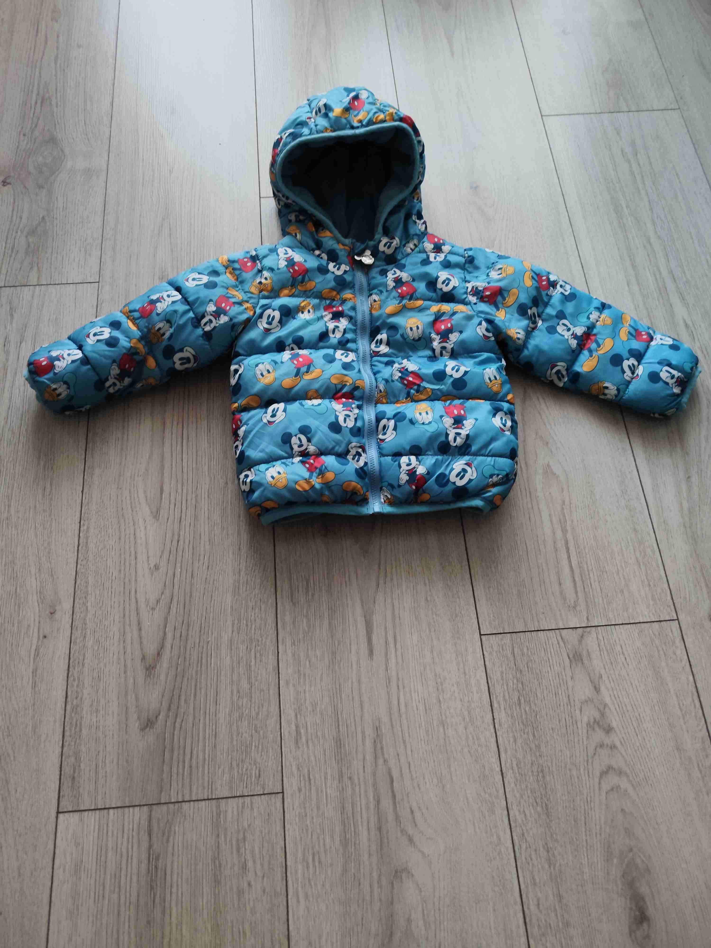 Chaqueta infantil con capucha azul