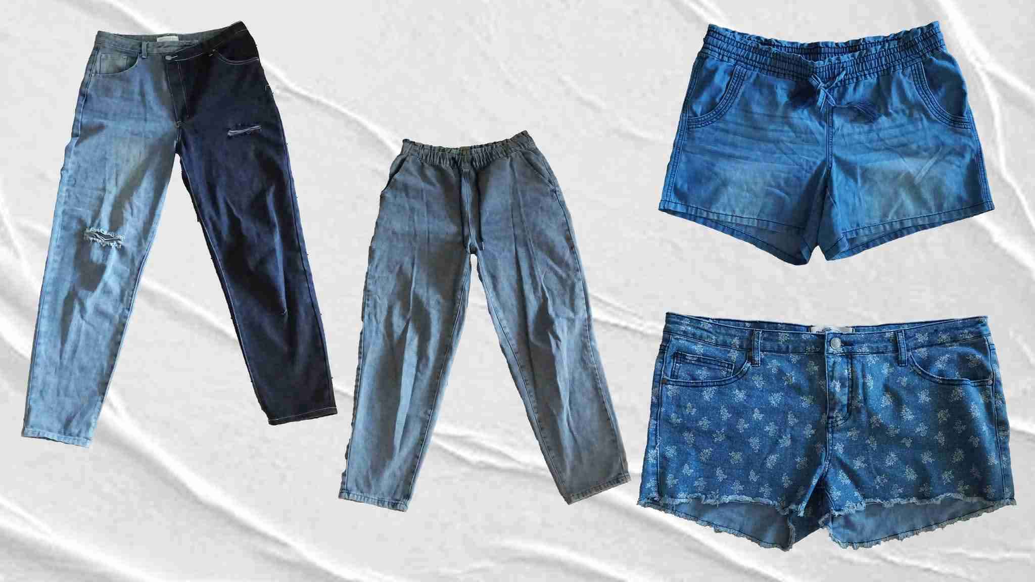 Shorts y pantalones de mezclilla