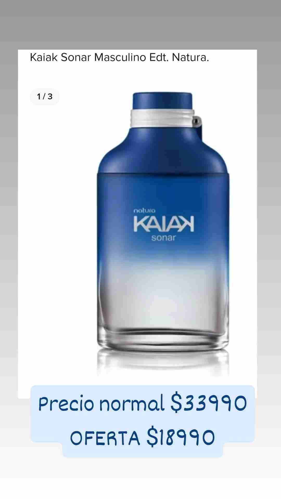 Perfume Kaiak Sonar Natura