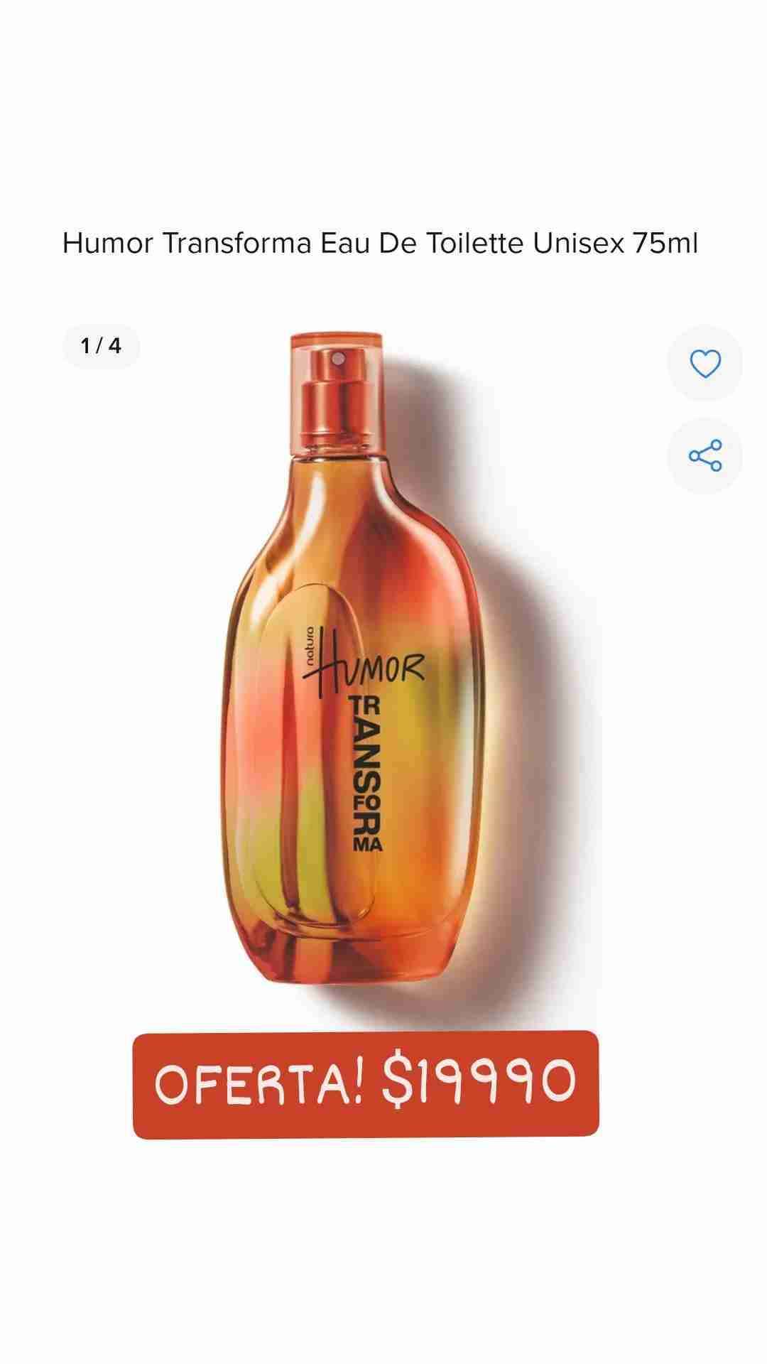 Perfume Humor Transforma 75ml Unisex