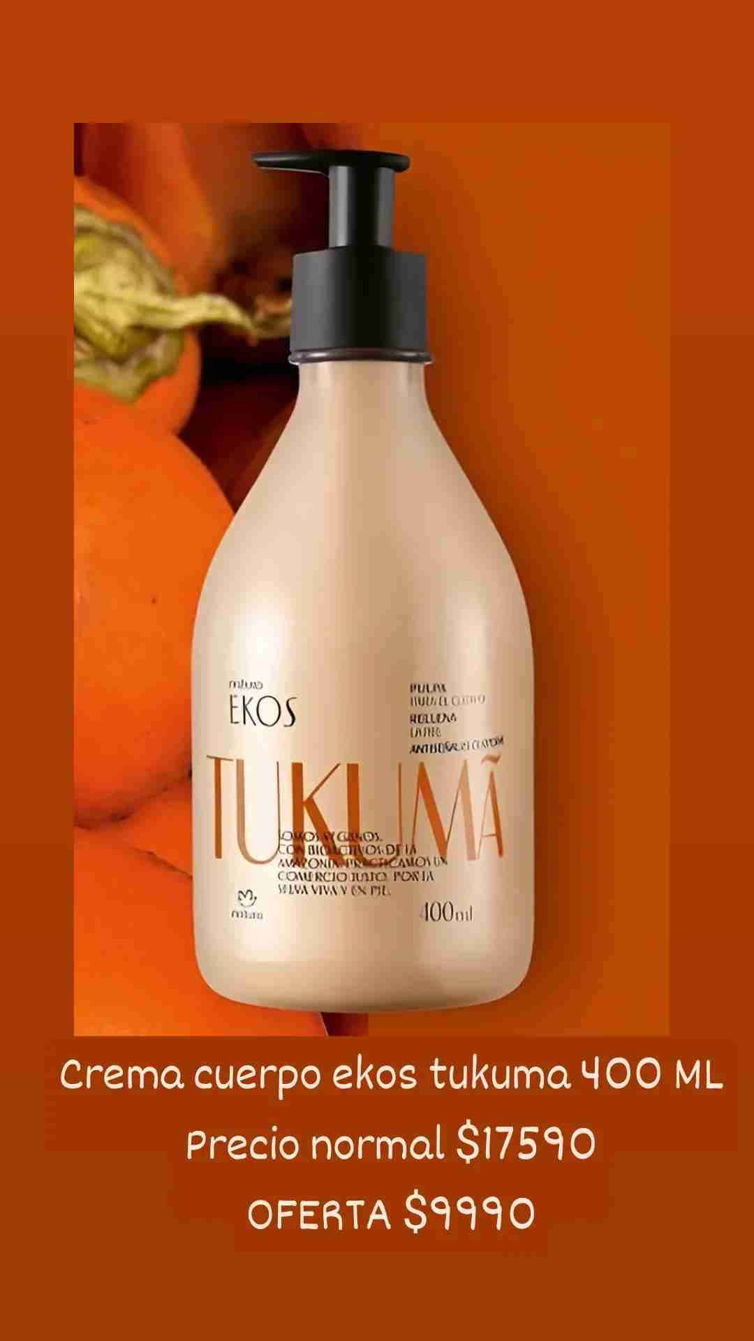 Crema corporal Ekos Tukuma 400ml