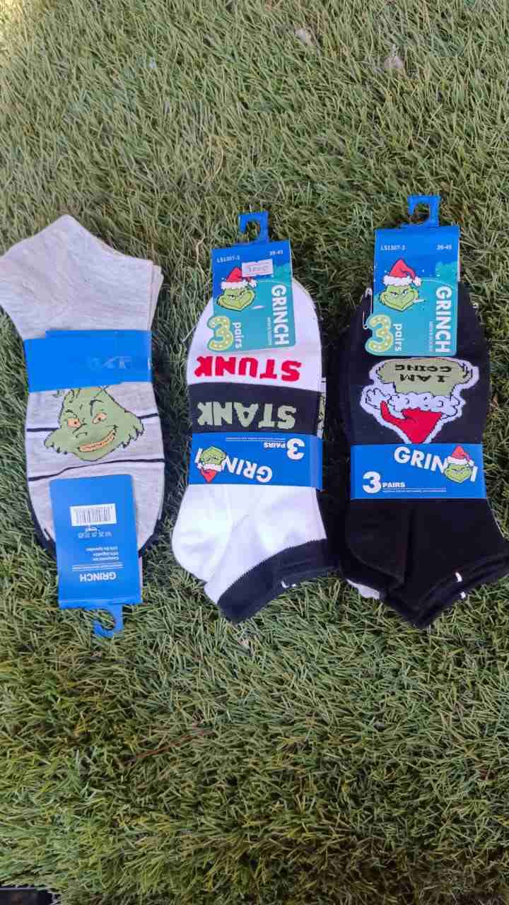 Calcetines Grinch con diseño