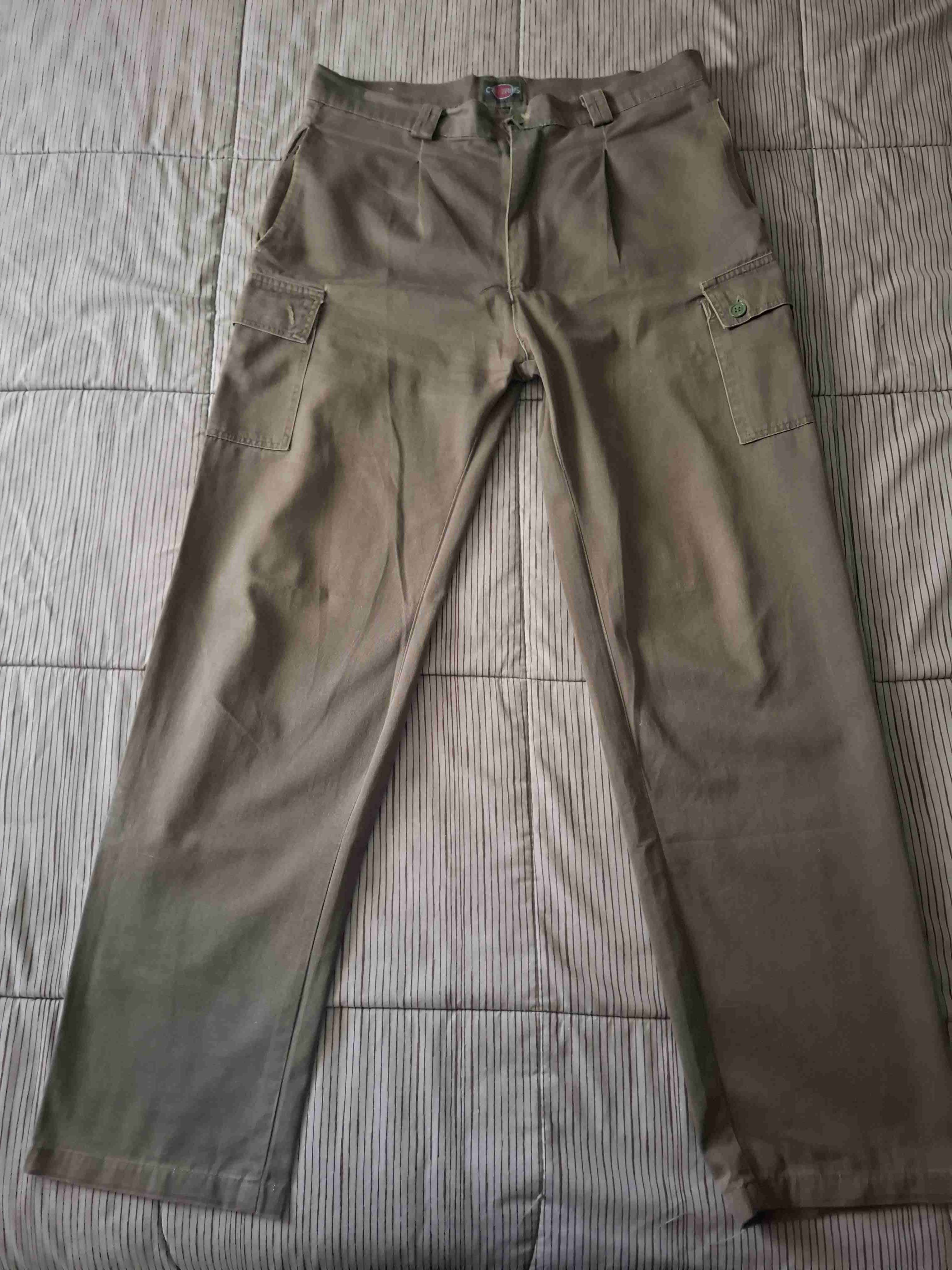 Pantalón cargo beige cafe hombre Talla 42