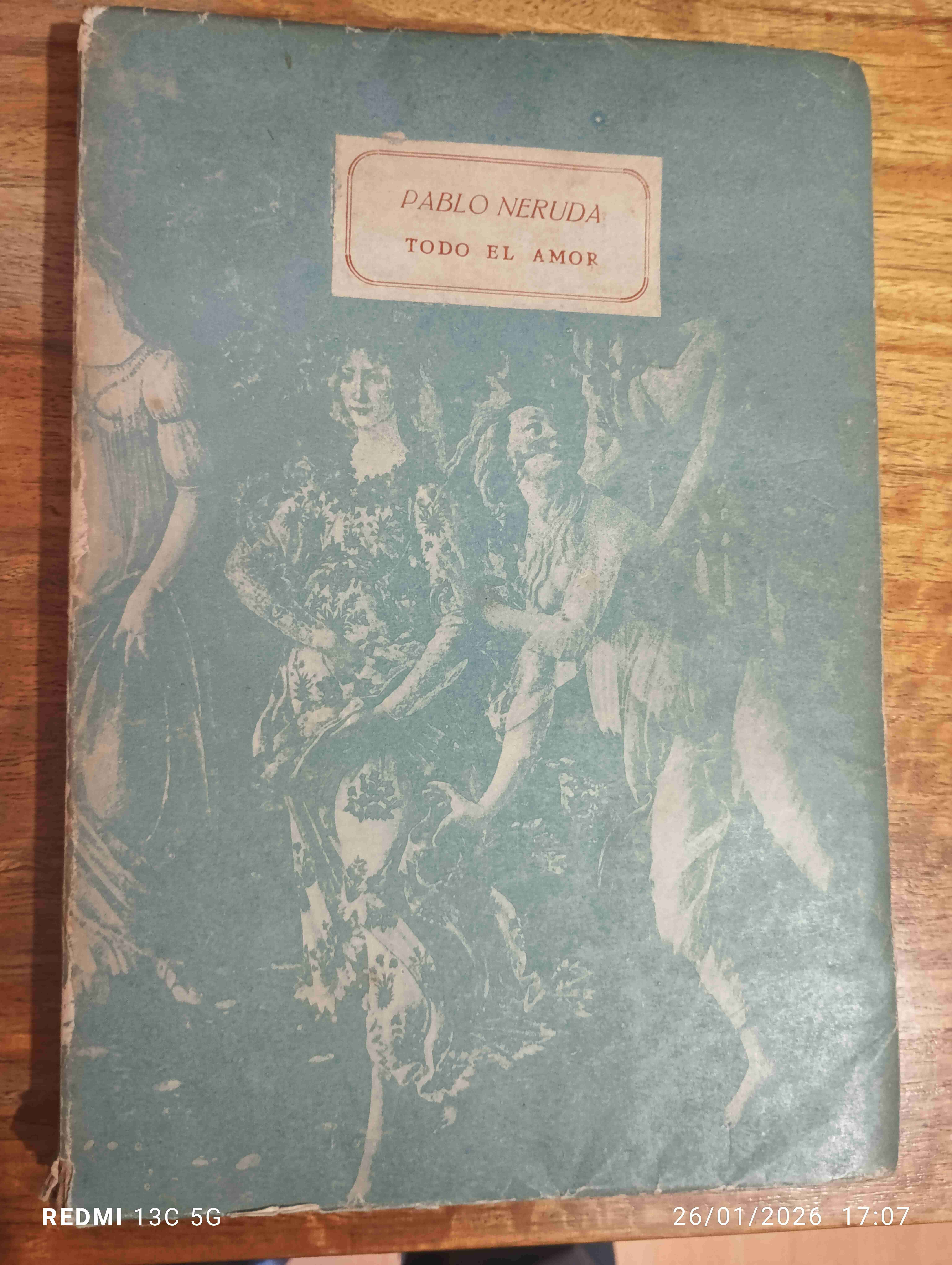 Libro "Todo el amor" Pablo Neruda