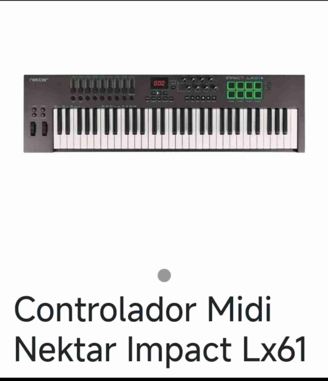 Controlador MIDI Nektar Impact Lx61