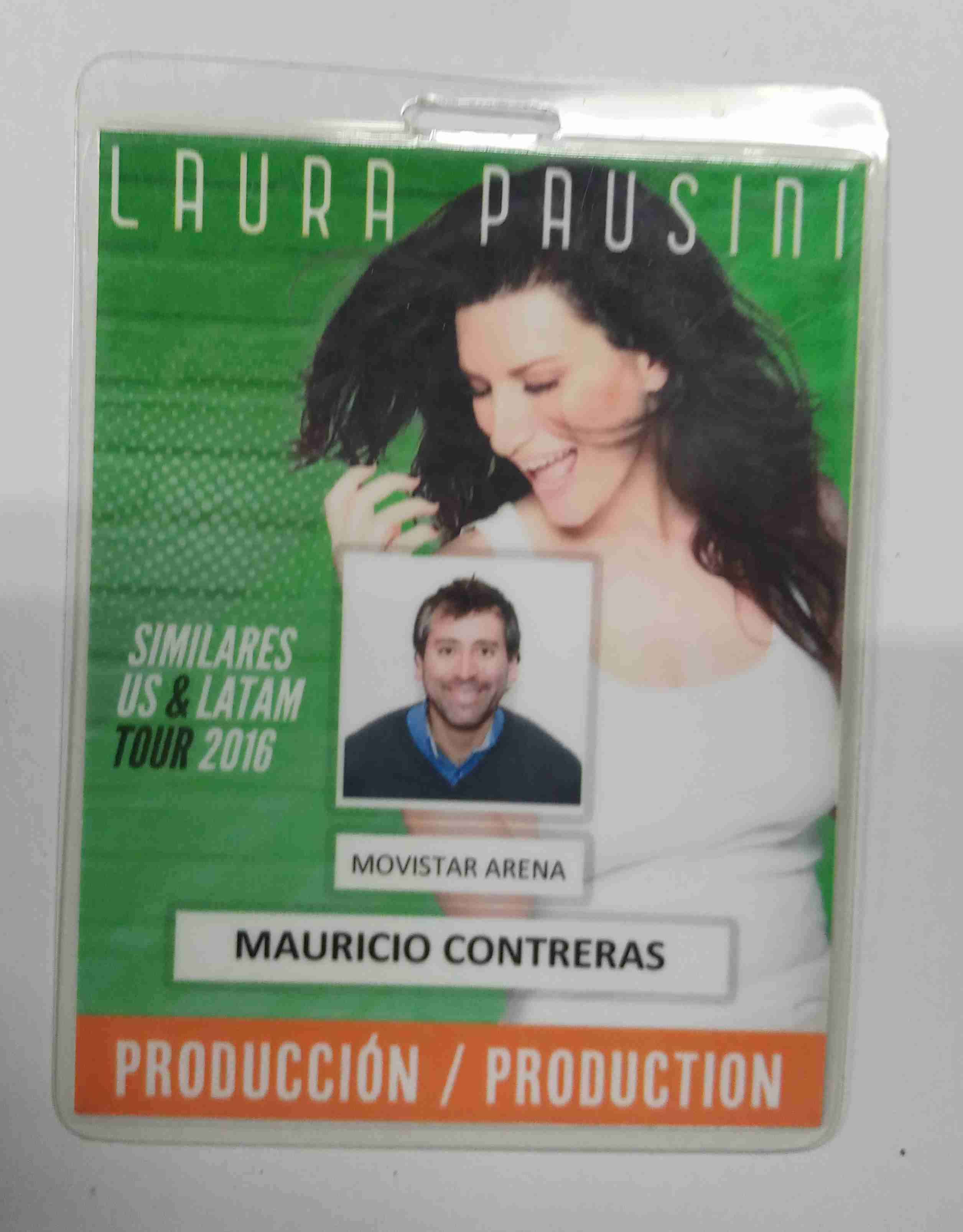 Pase de producción Laura Pausini 2016