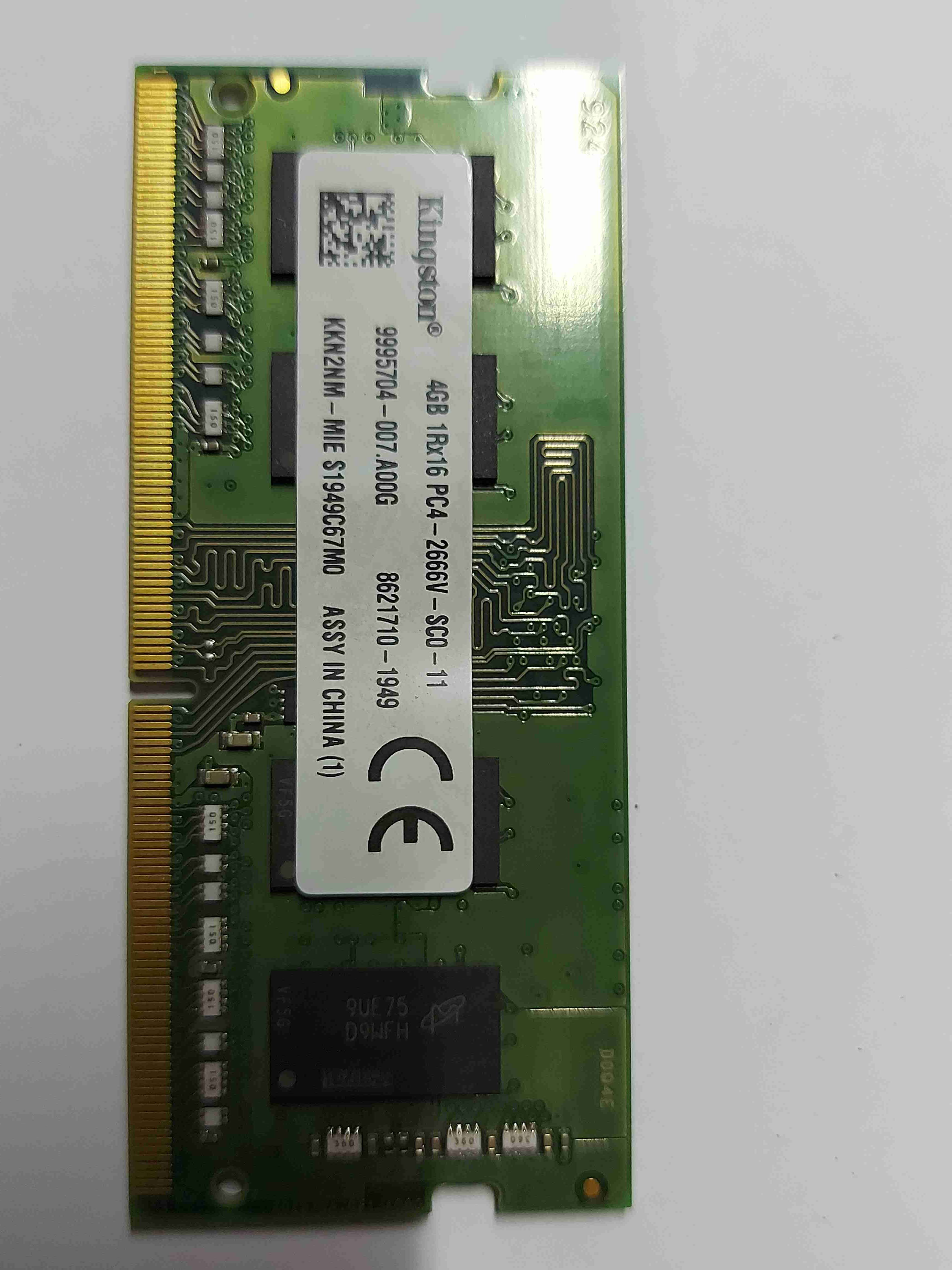 Memoria RAM Kingston 4GB DDR4
