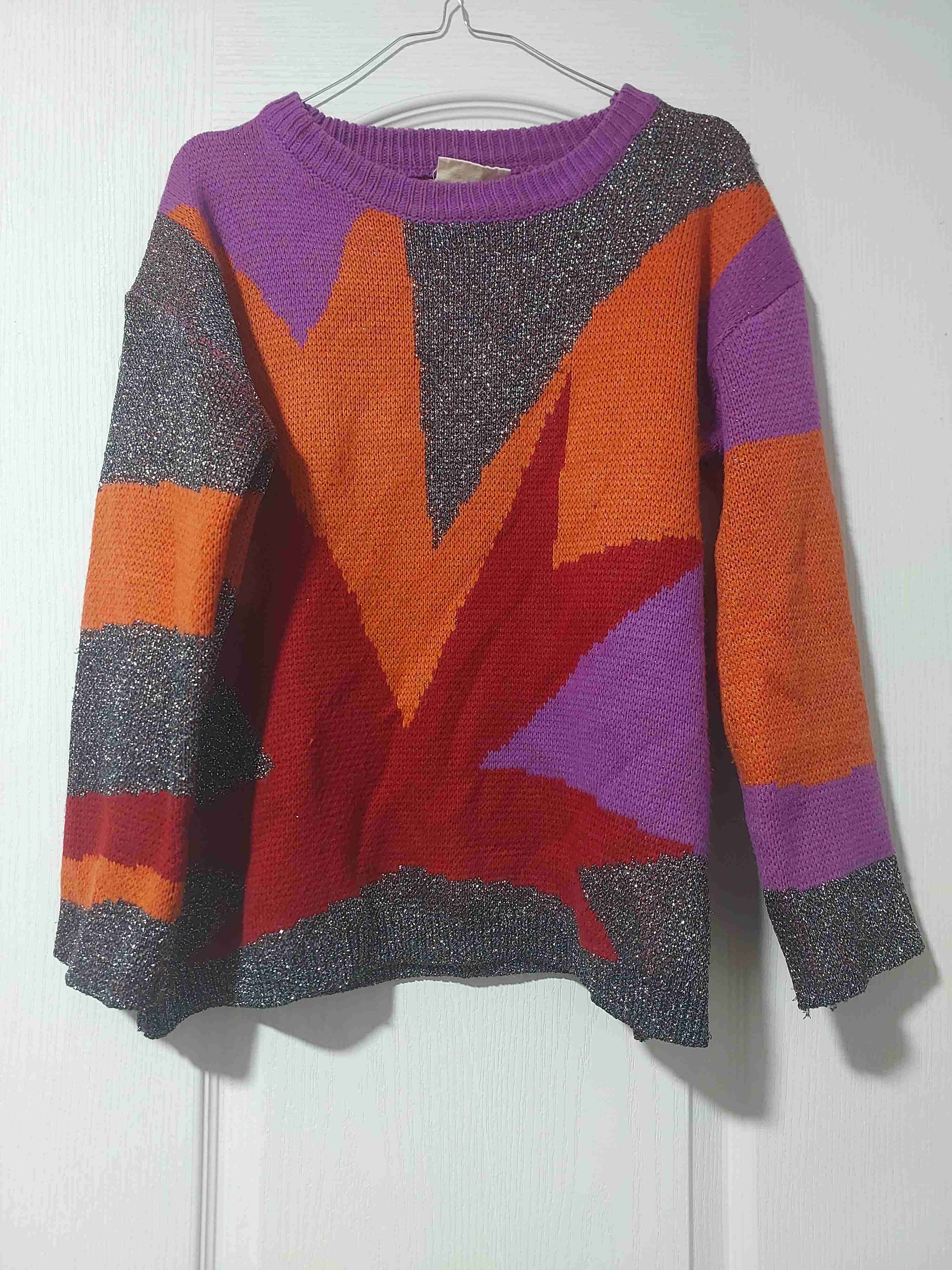 Suéter colorido talla S